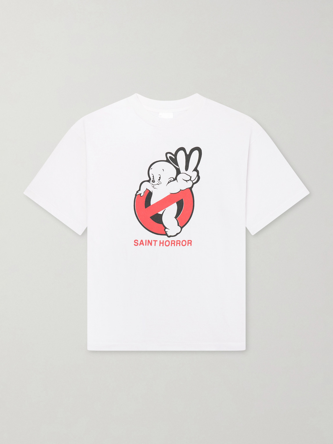SAINT Mxxxxxx Saint Horror Printed Cotton-Jersey T-Shirten