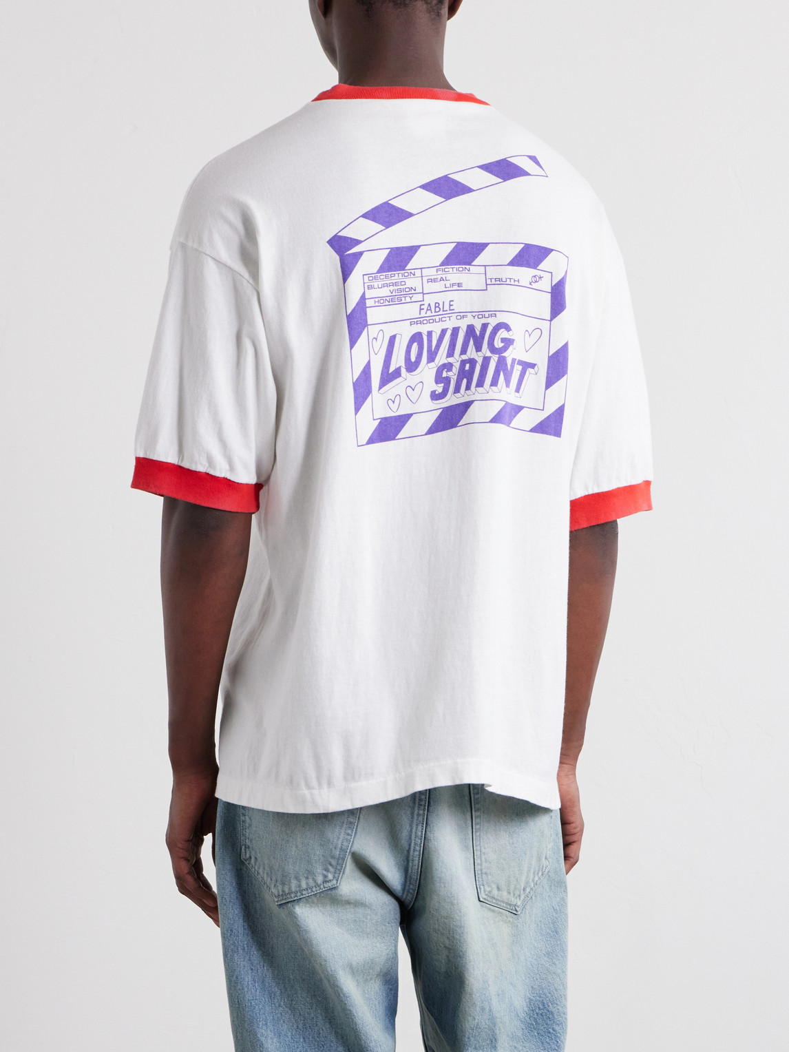I Love Saint Cotton-Jersey T-Shirt