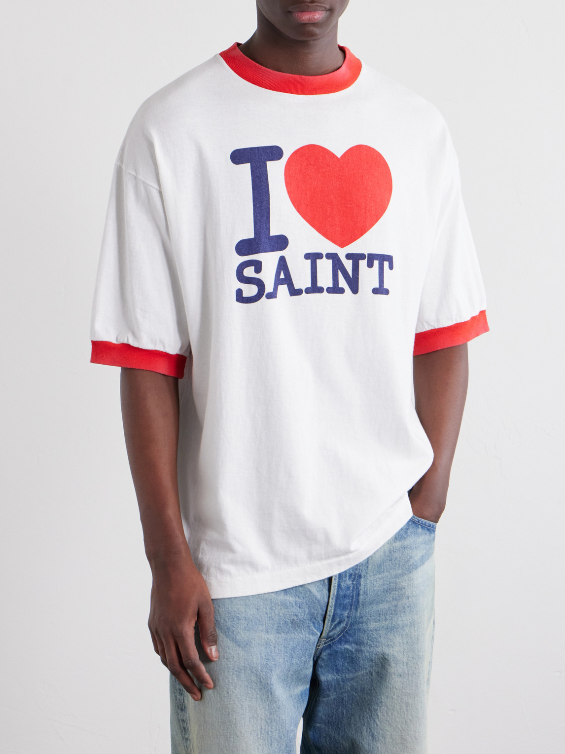 I Love Saint Cotton-Jersey T-Shirt