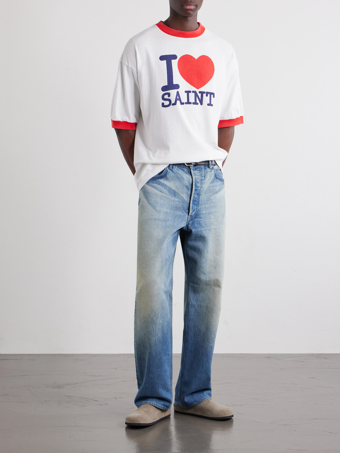 I Love Saint Cotton-Jersey T-Shirt
