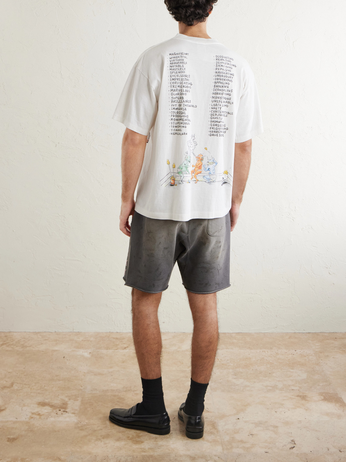 Saint Wet Printed Cotton-Jersey T-Shirt