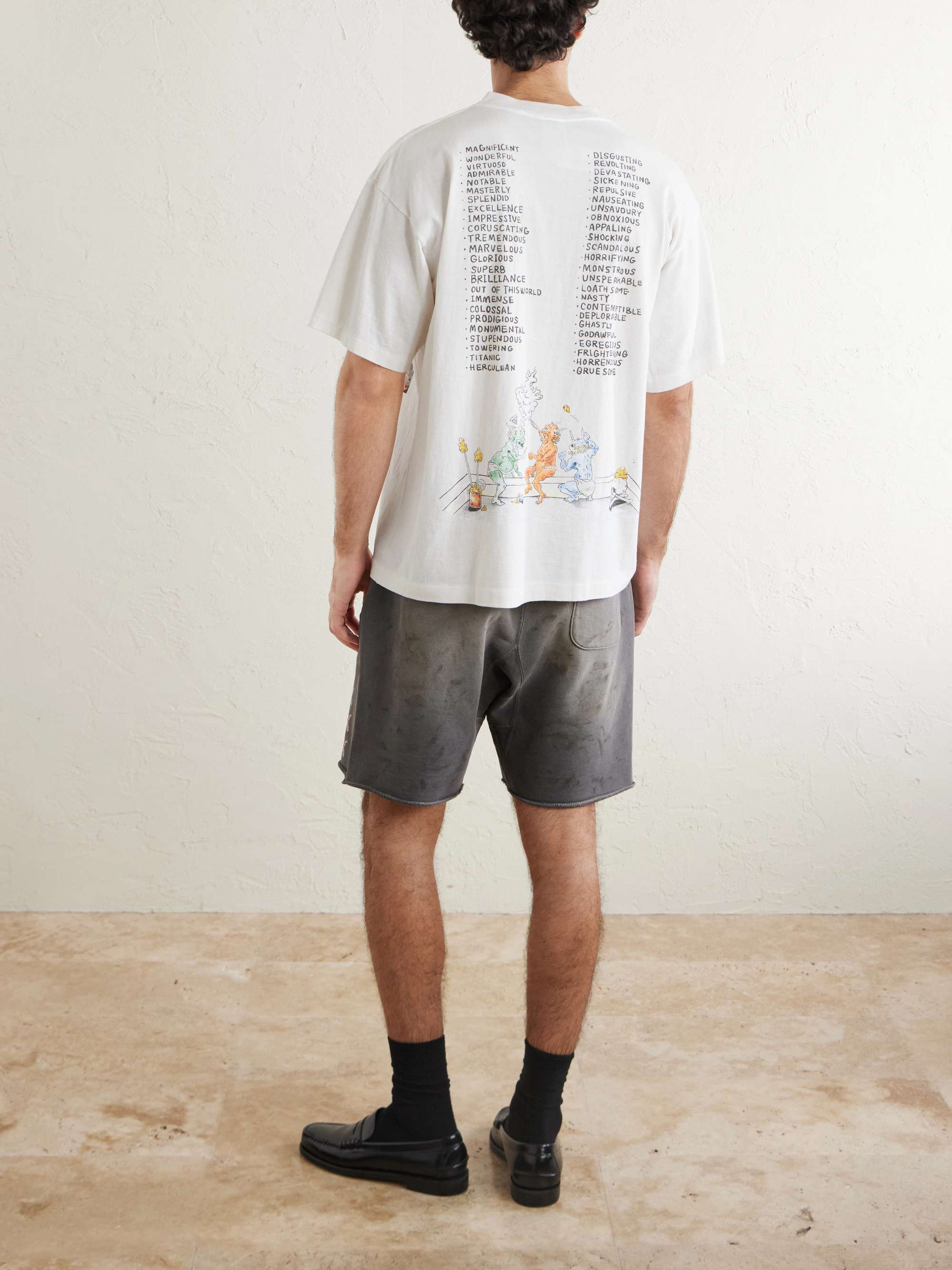 SAINT MXXXXXX Saint Wet Printed Cotton-Jersey T-Shirt for Men | MR