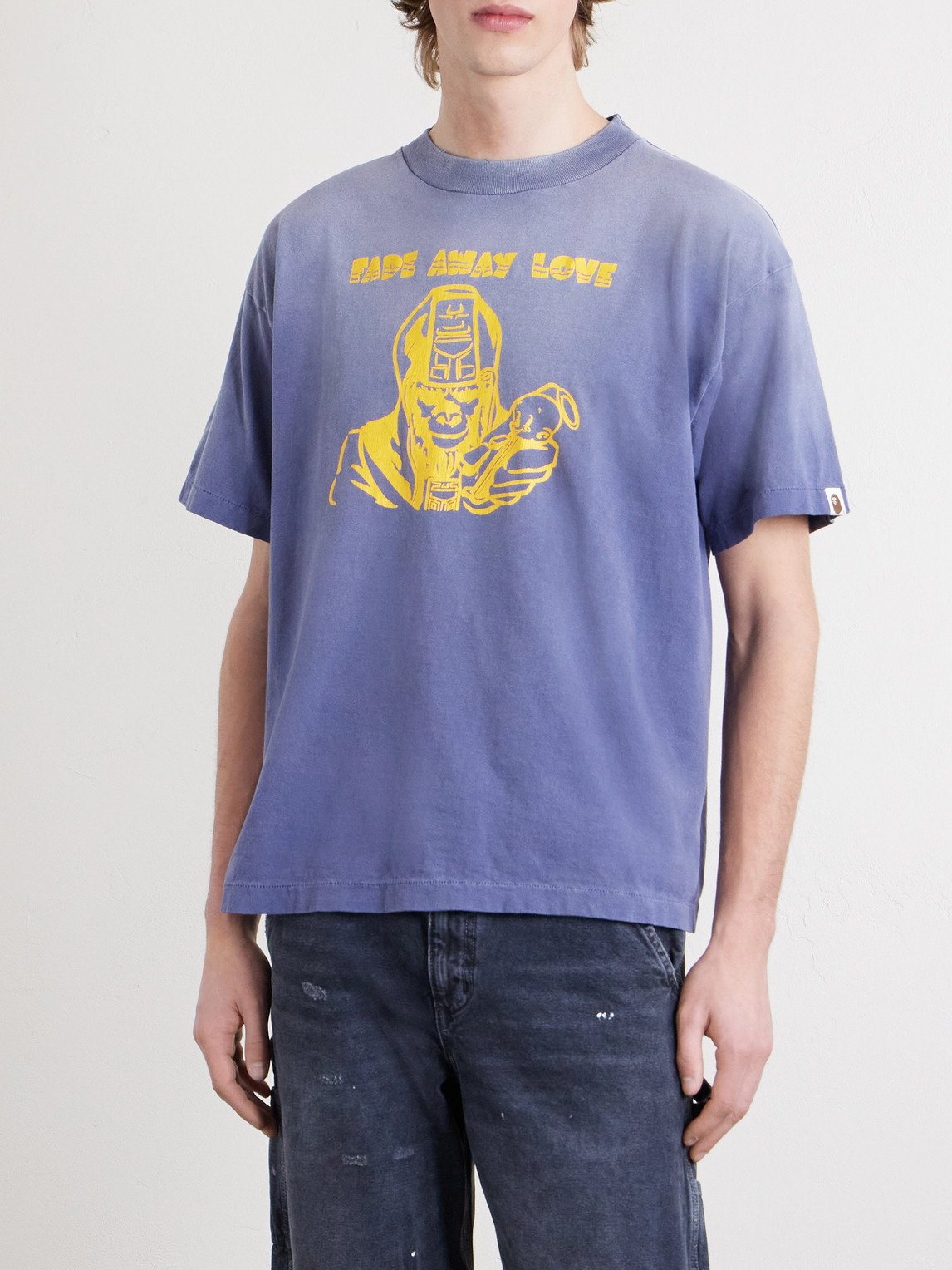 Bape® Distressed Printed Cotton-Jersey T-Shirt