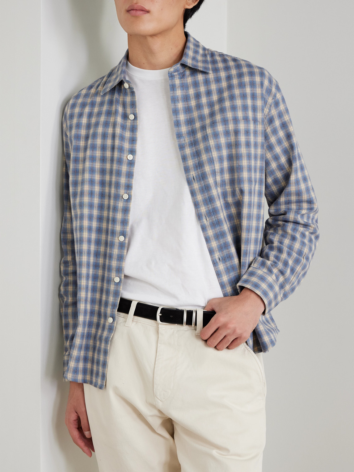 Officine Creative 3cm Suede Belt In Black