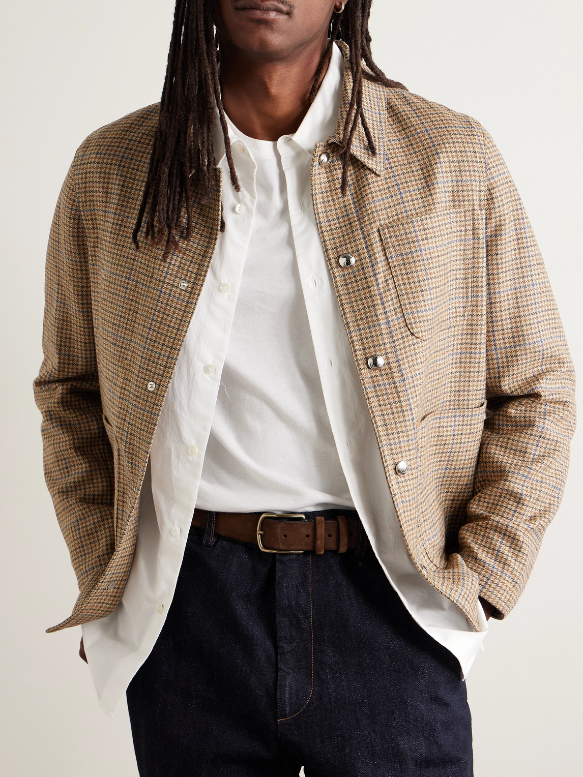 Officine Creative 3.5cm Suede Belt In Brown