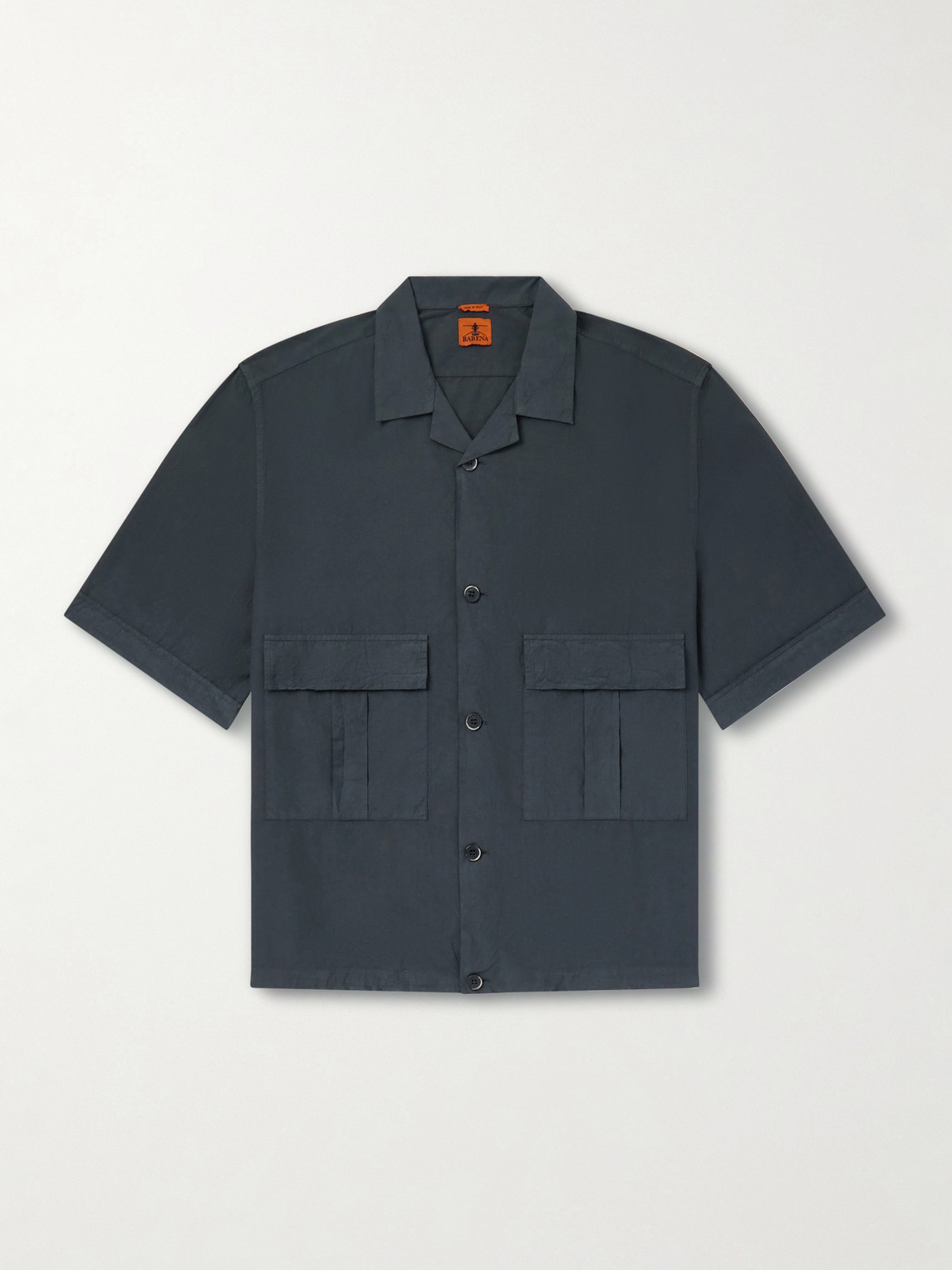 Barena Camp-Collar Cotton-Poplin Shirt - Men