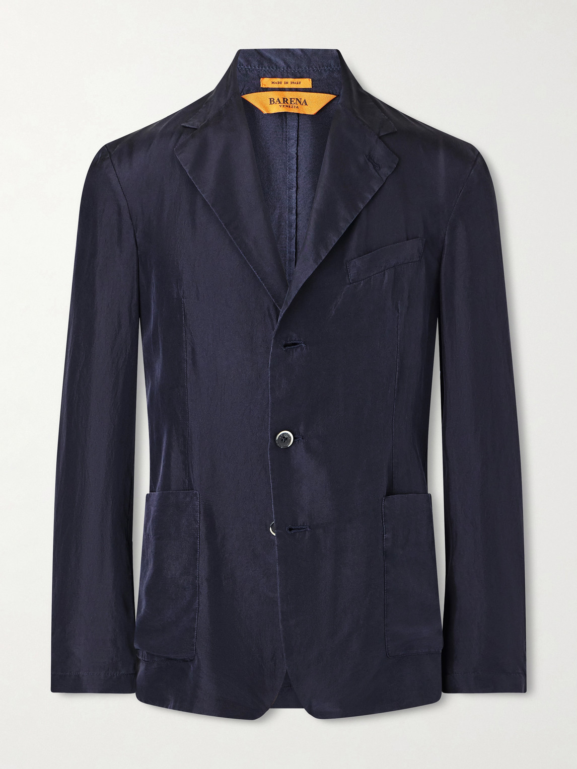 Barena Venezia Rizzo Tentor Silk-voile Blazer In Blue