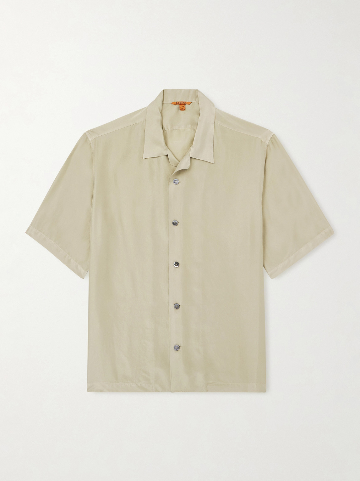 Barena Solana Camp-Collar Silk Shirt - Men