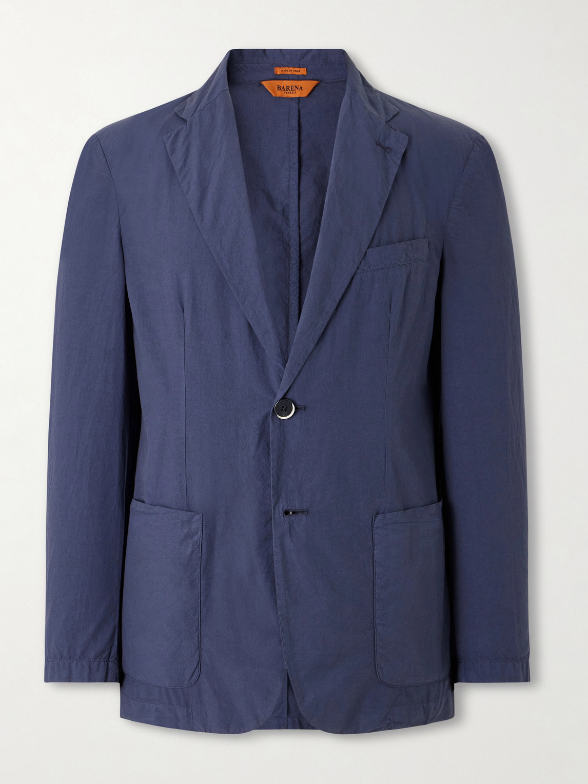 Barena Borgo Tendon Crinkled Cotton-Poplin Blazer - Men