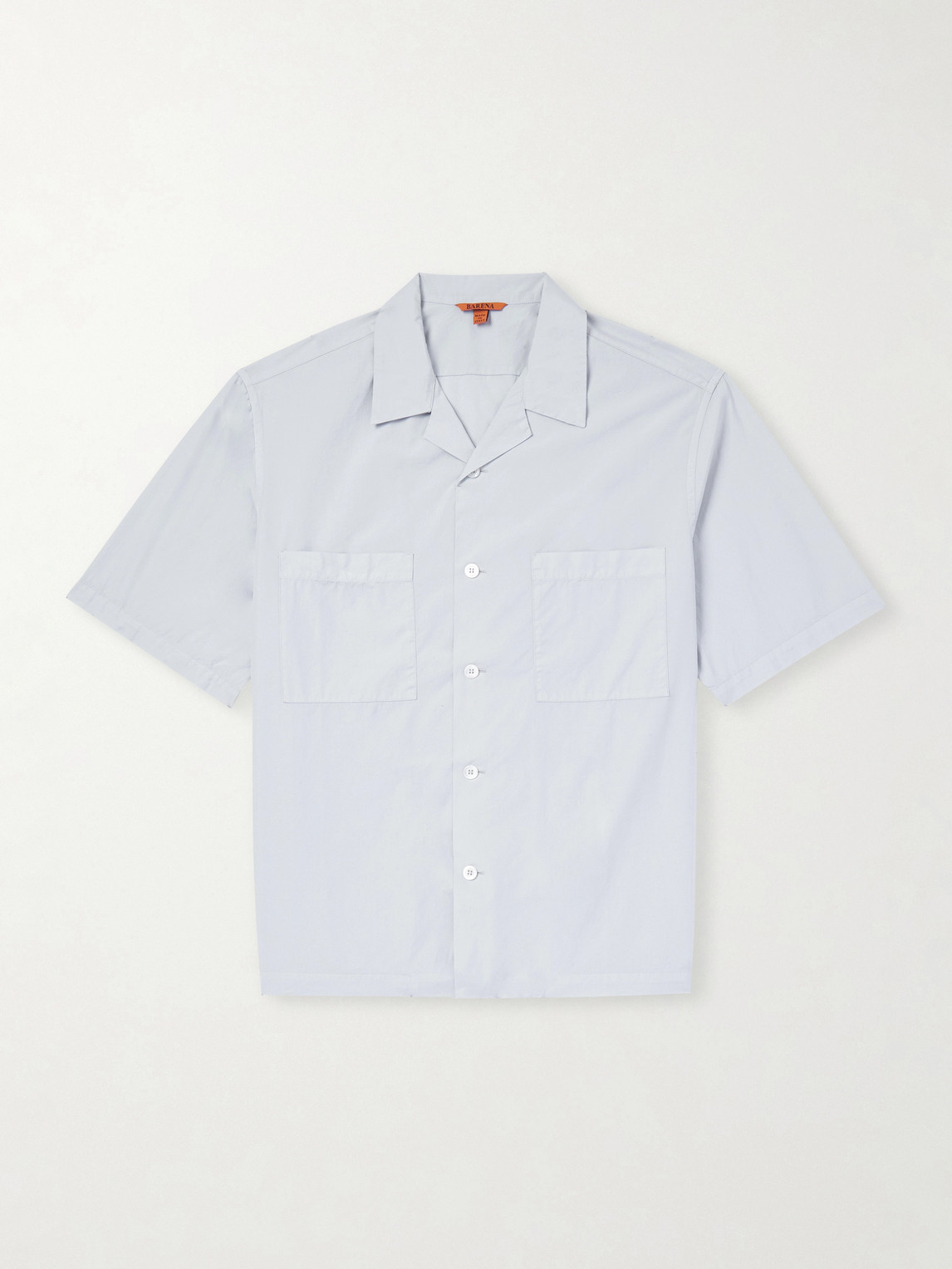 Barena Solana Camp-Collar Cotton-Poplin Shirt - Men