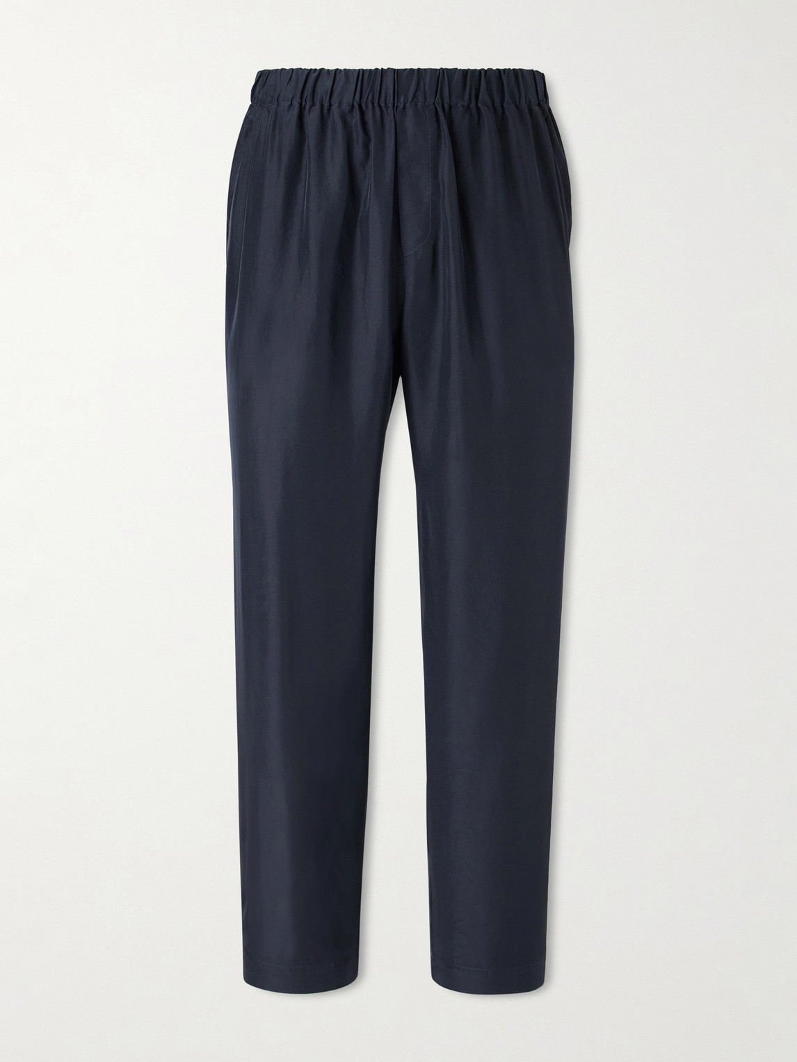 Barena Tapered Garment-Dyed Silk Trousers - Men