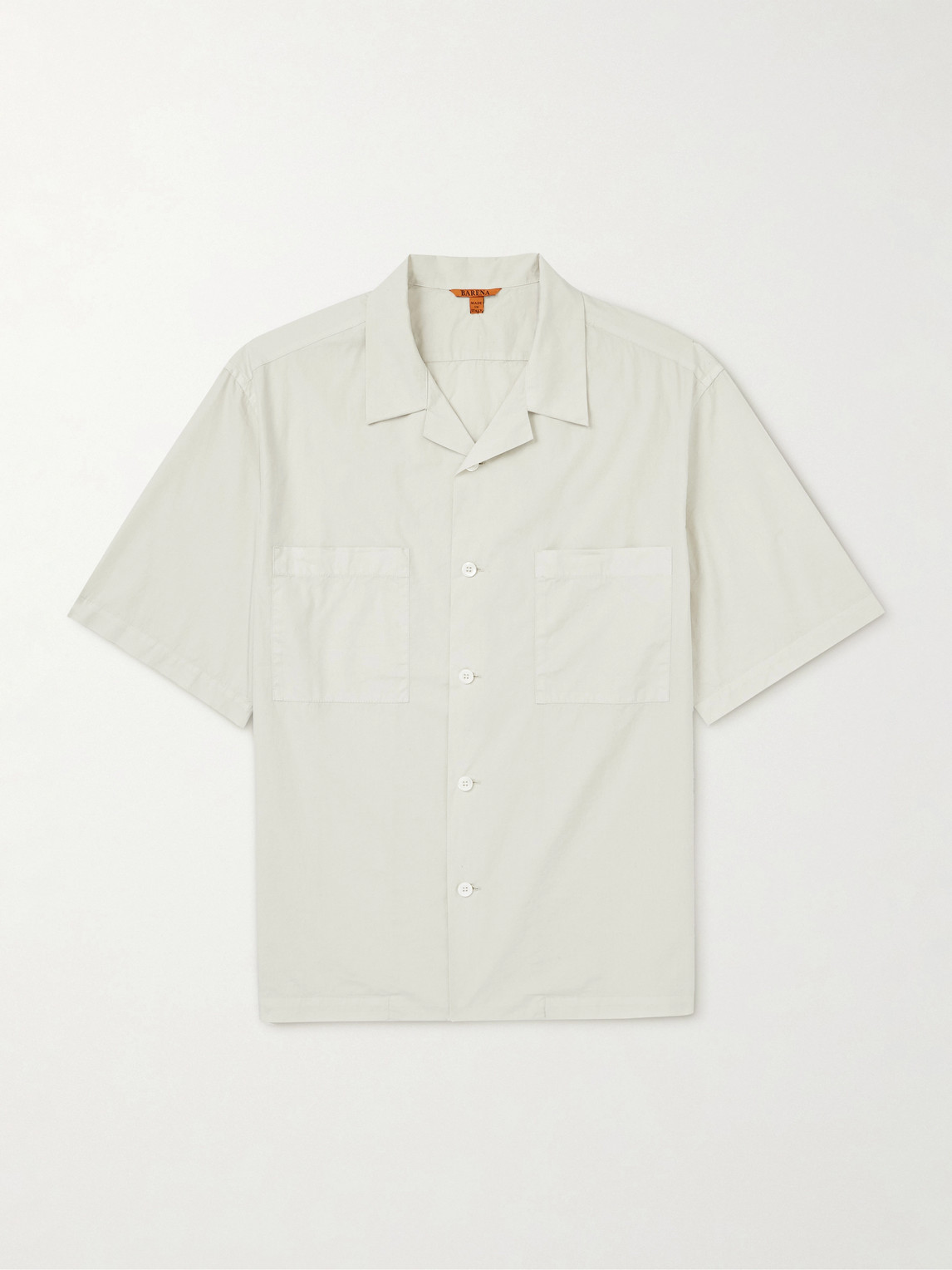 Barena Solana Camp-Collar Cotton-Poplin Shirt - Men