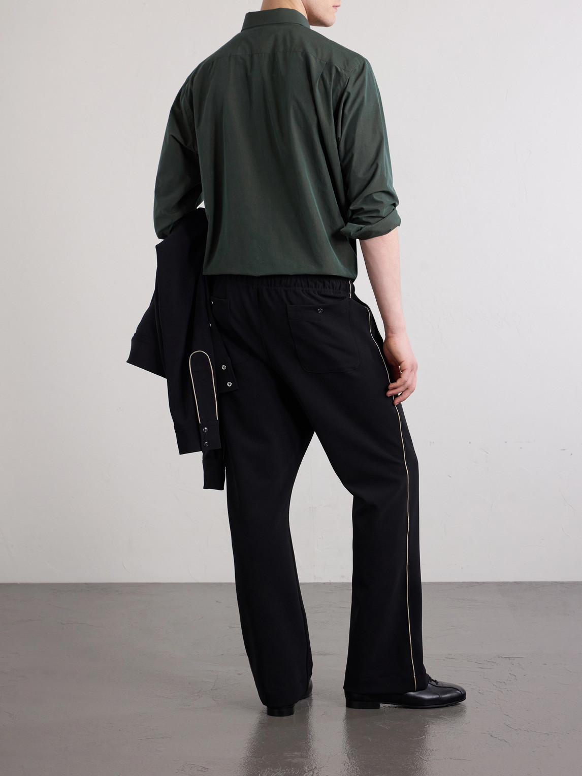  Needles - Piping Cowboy Straight-leg Embroidered Woven Trousers - Men - Black - Xs 