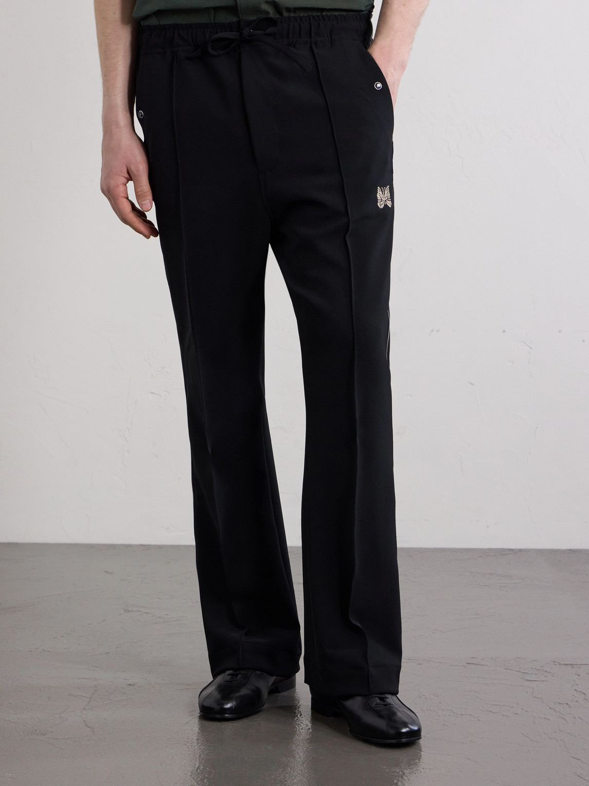  Needles - Piping Cowboy Straight-leg Embroidered Woven Trousers - Men - Black - Xs 
