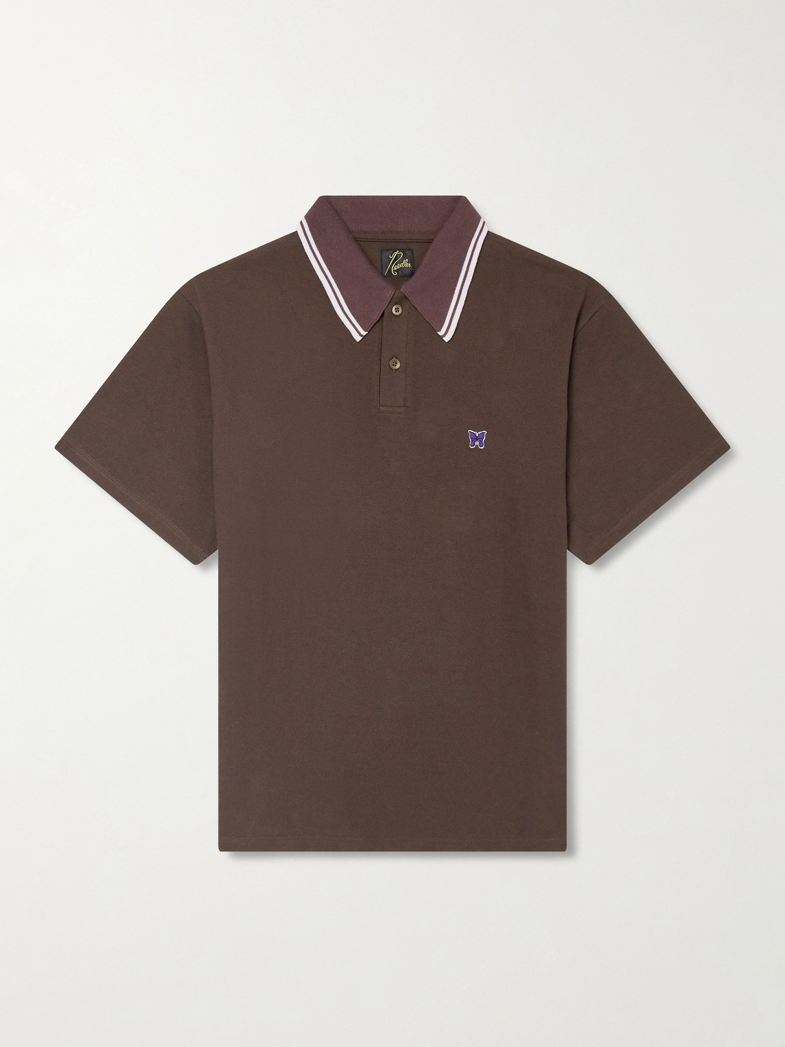 Needles – Logo-Appliquéd Cotton-Piqué Polo Shirt