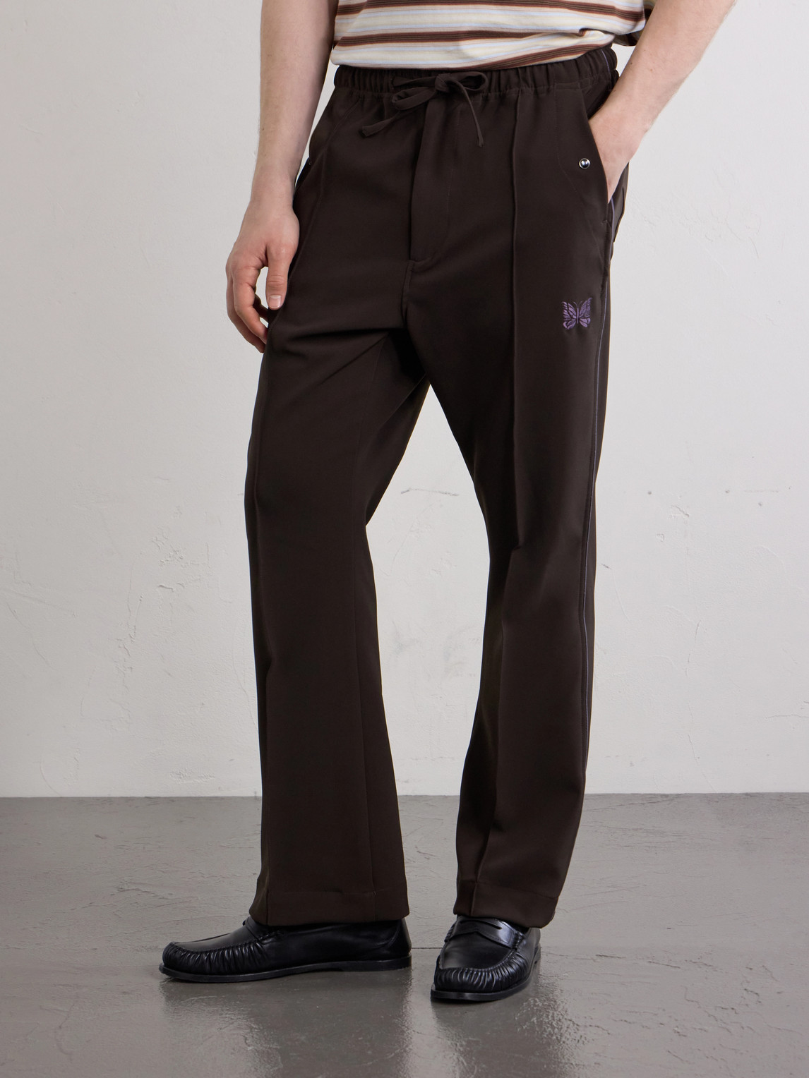  Needles - Piping Cowboy Straight-leg Embroidered Woven Trousers - Men - Brown - S 