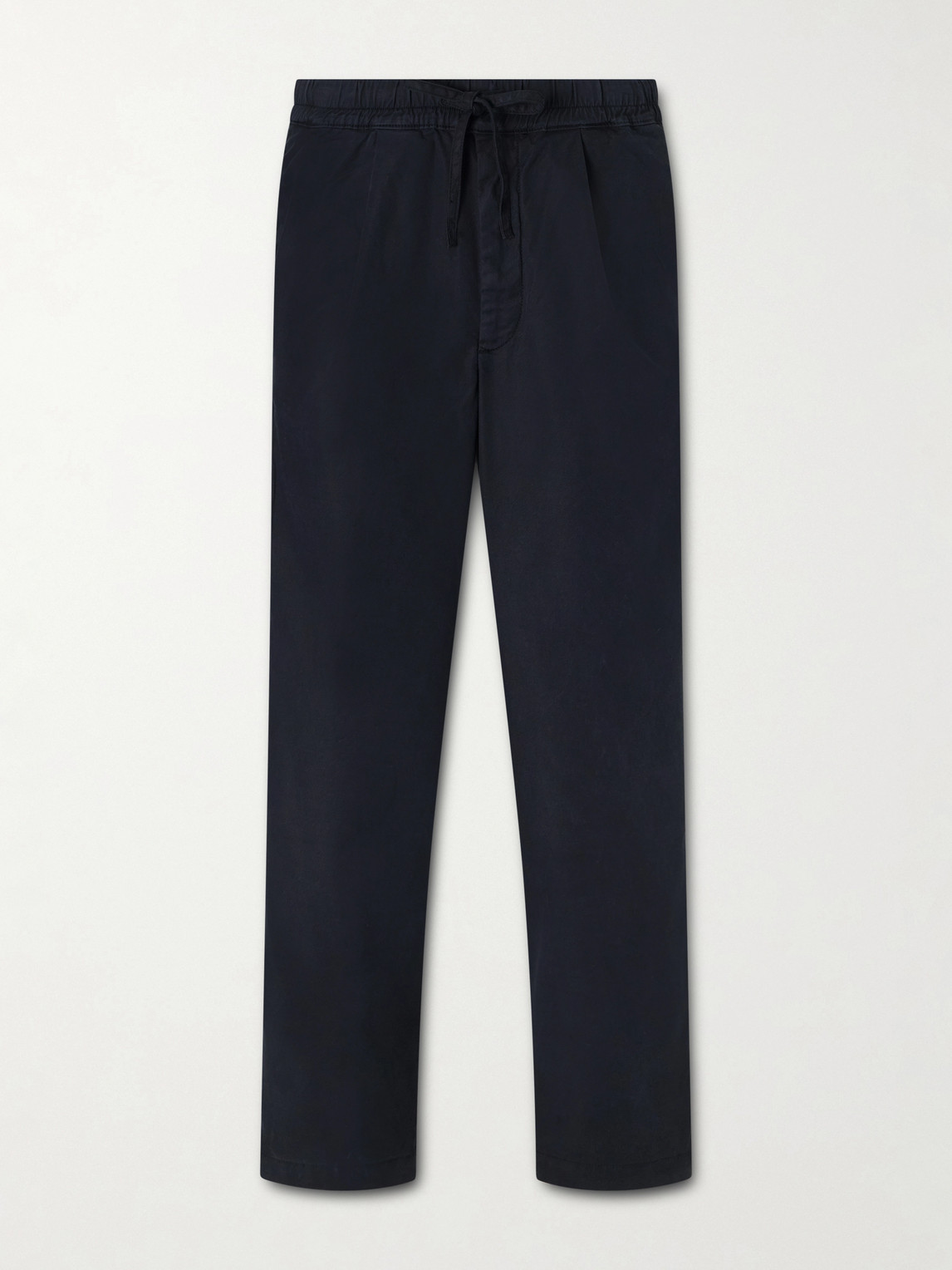 OFFICINE GÉNÉRALE Peterson Tapered Pleated Cotton-Blend Twill Drawstring Trousers IT 48