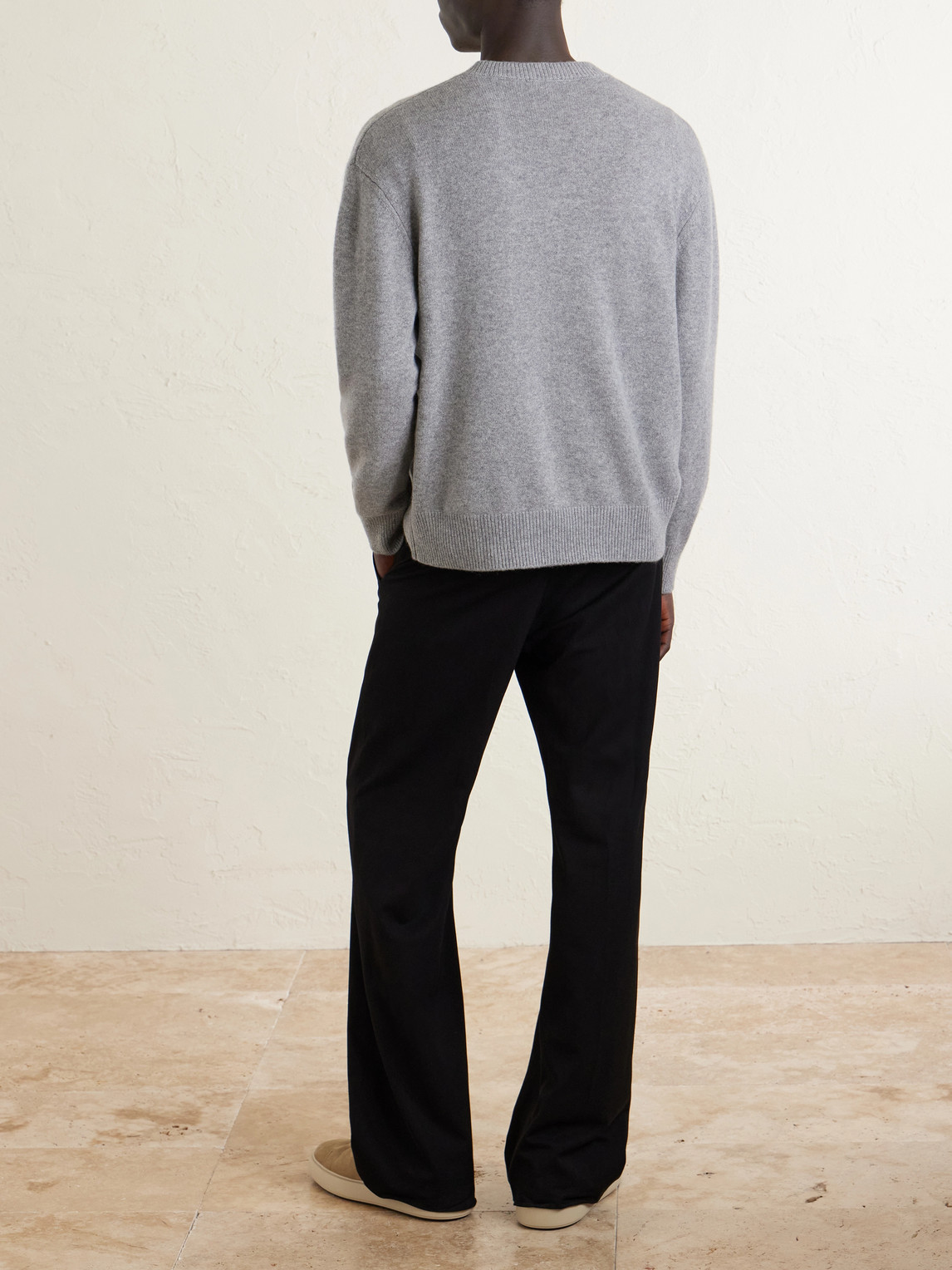  Officine Générale - Manu Cashmere Sweater - Men - Gray - S 