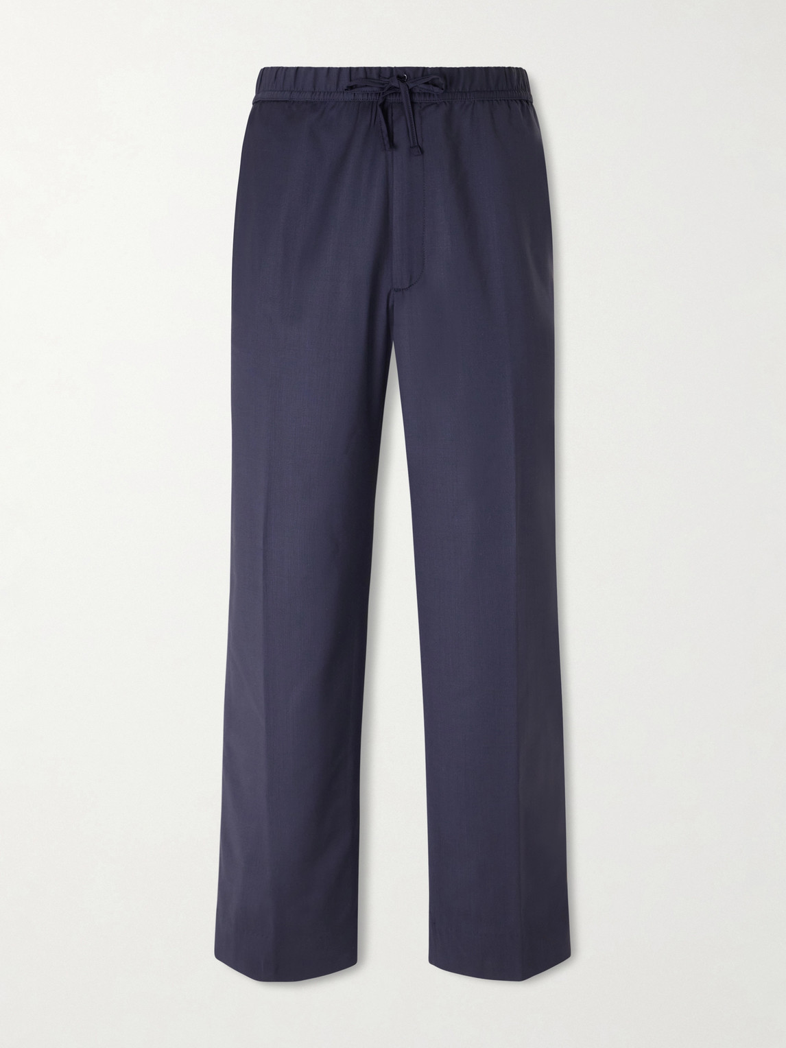 OFFICINE GÉNÉRALE Nilson Wide-Leg Virgin Wool Drawstring Suit Trousers - Men