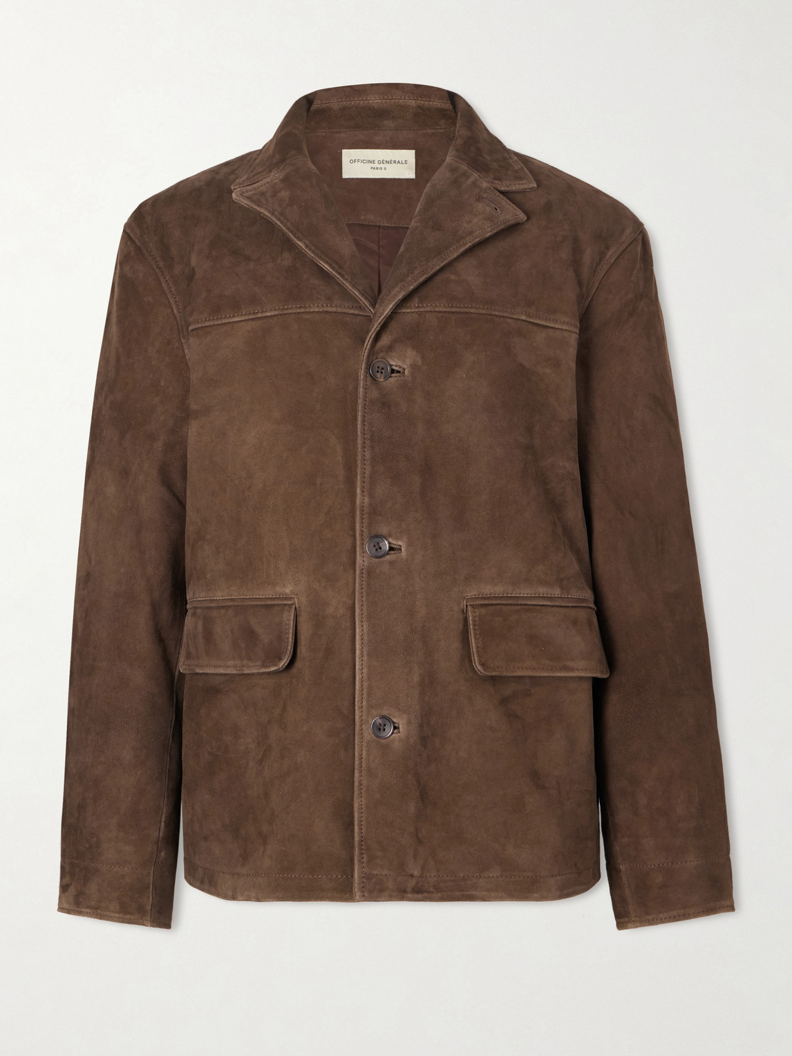 OFFICINE GÉNÉRALE Erickson Suede Jacketen