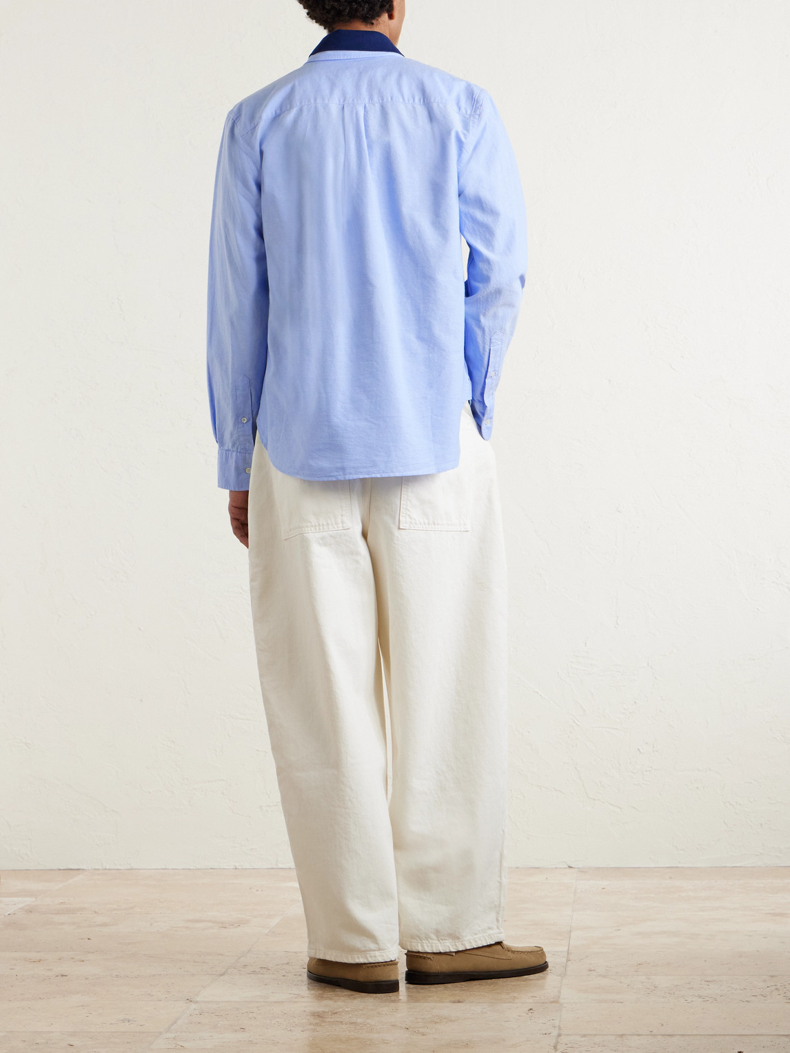 Officine Générale - Button-Down Collar Cotton Oxford Shirt
