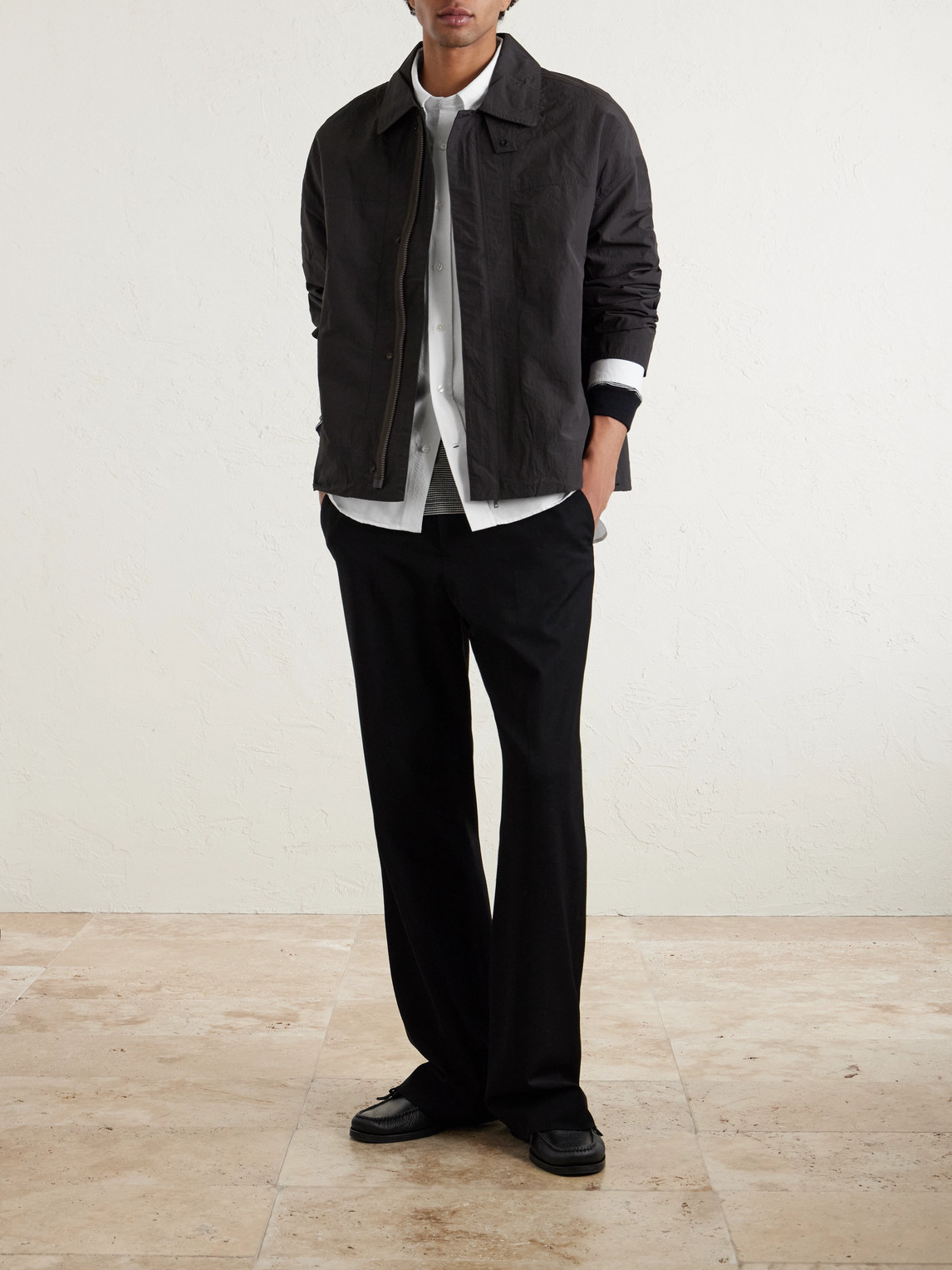 Officine Générale - Button-Down Collar Cotton Oxford Shirt
