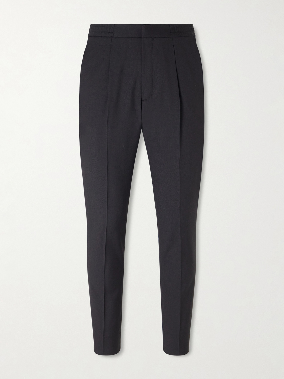 OFFICINE GÉNÉRALE Drew Tapered Pleated Wool-Twill Trousers - Men