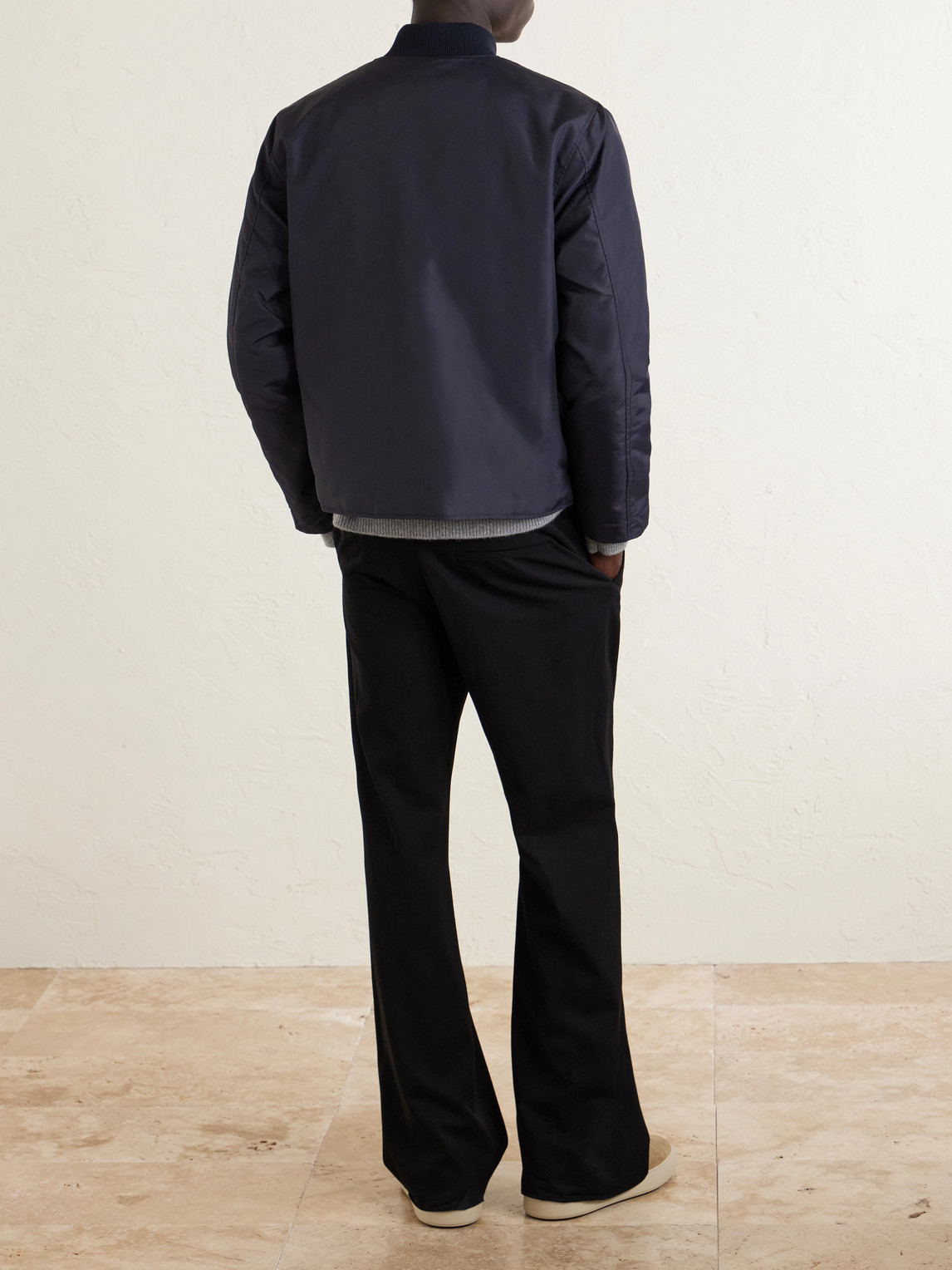  Officine Générale - Shell Bomber Jacket - Men - Blue - S 