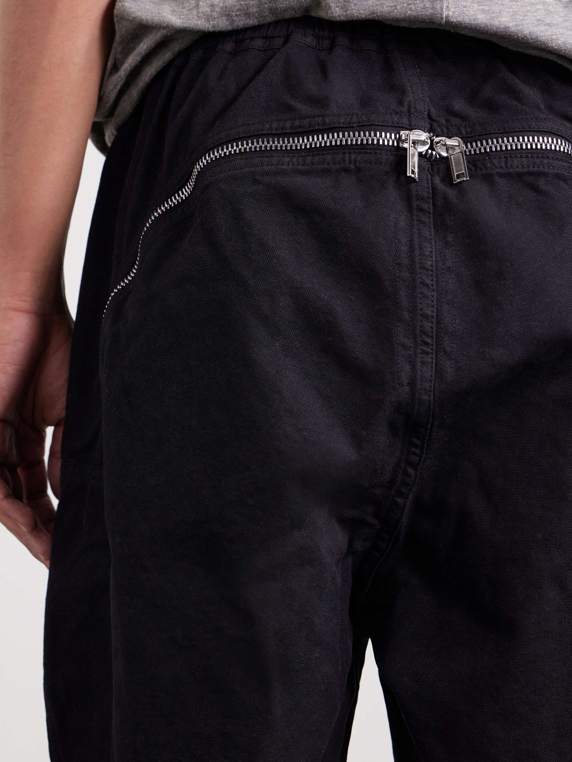 DRKSHDW BY RICK OWENS Long Boxers Butt Zipp Straight-Leg Cotton