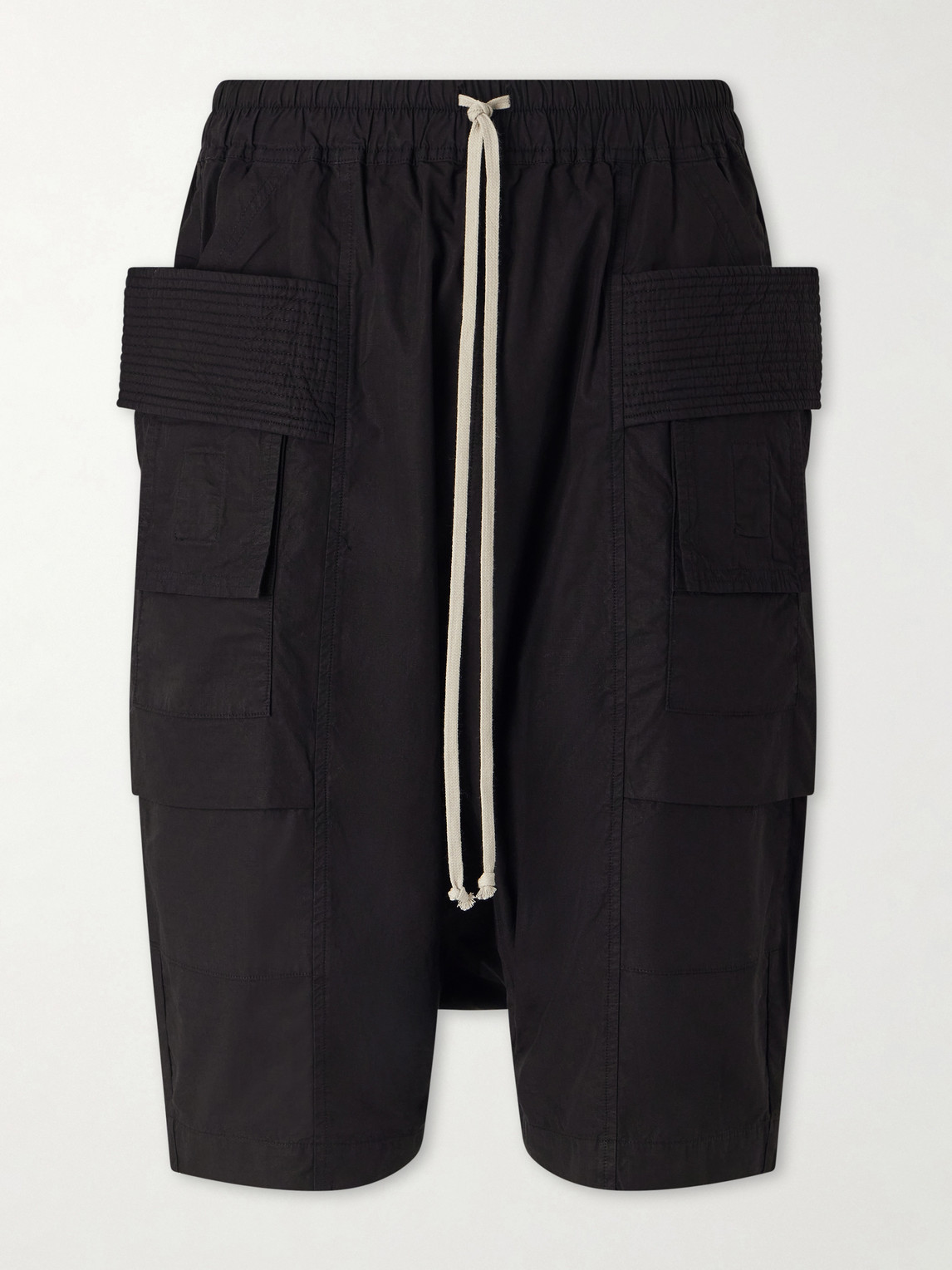 DRKSHDW by Rick Owens Creatch Pods Straight-Leg Cotton Cargo Shorts - Men
