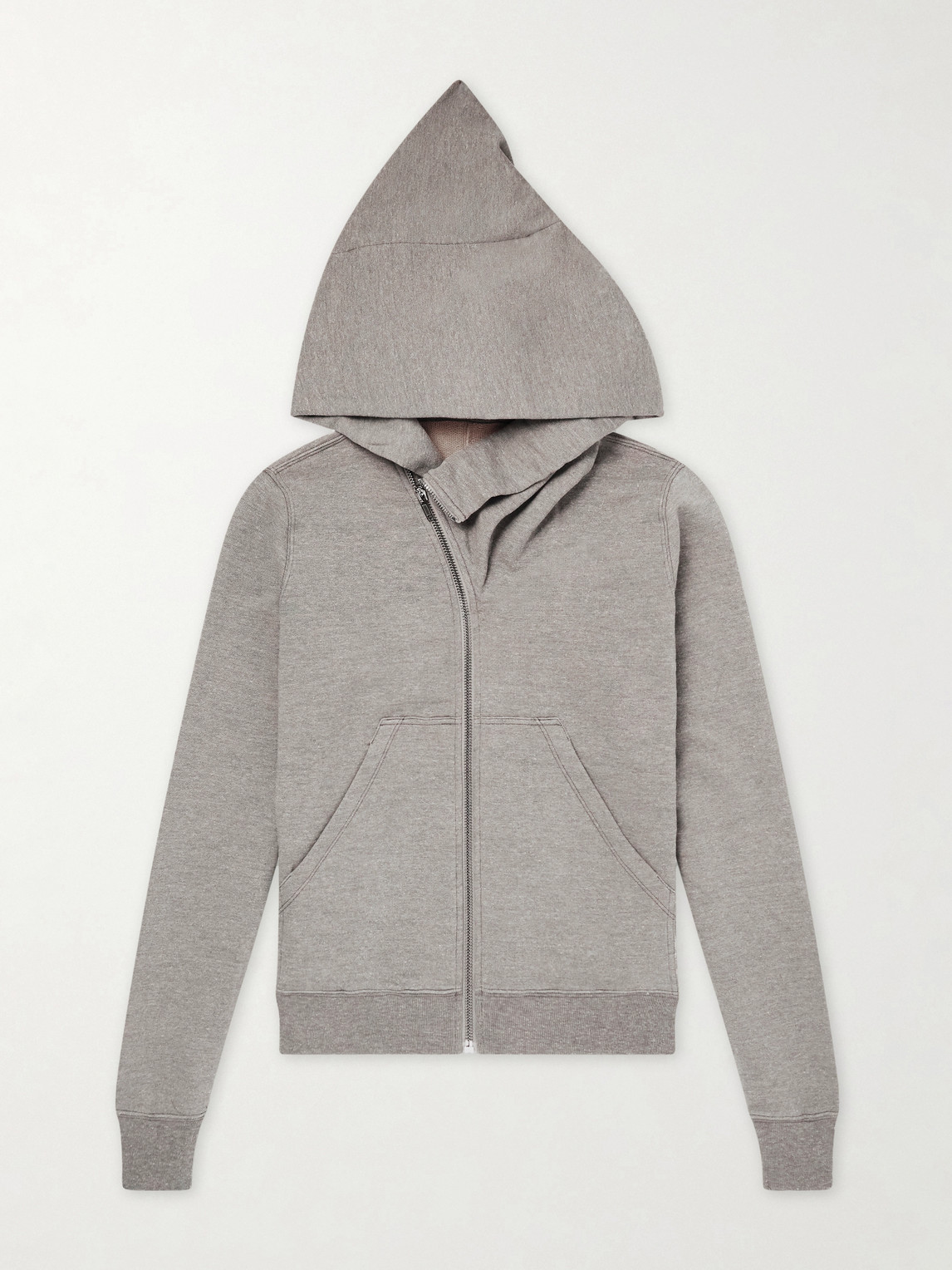 DRKSHDW by Rick Owens Mountain Zip-Up Cotton-Blend Hoodie - Men