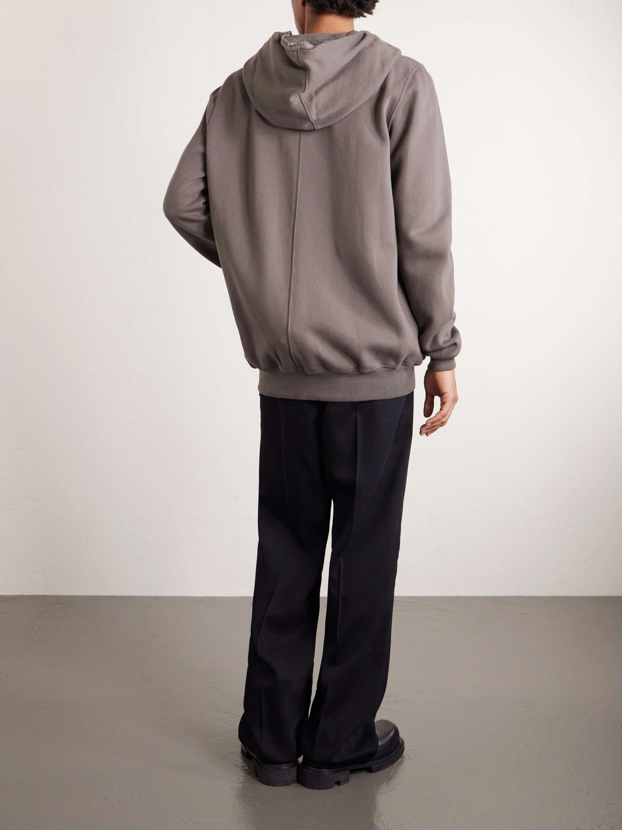 DRKSHDW BY RICK OWENS Jumbo Cotton-Jersey Zip-Up Hoodie for Men