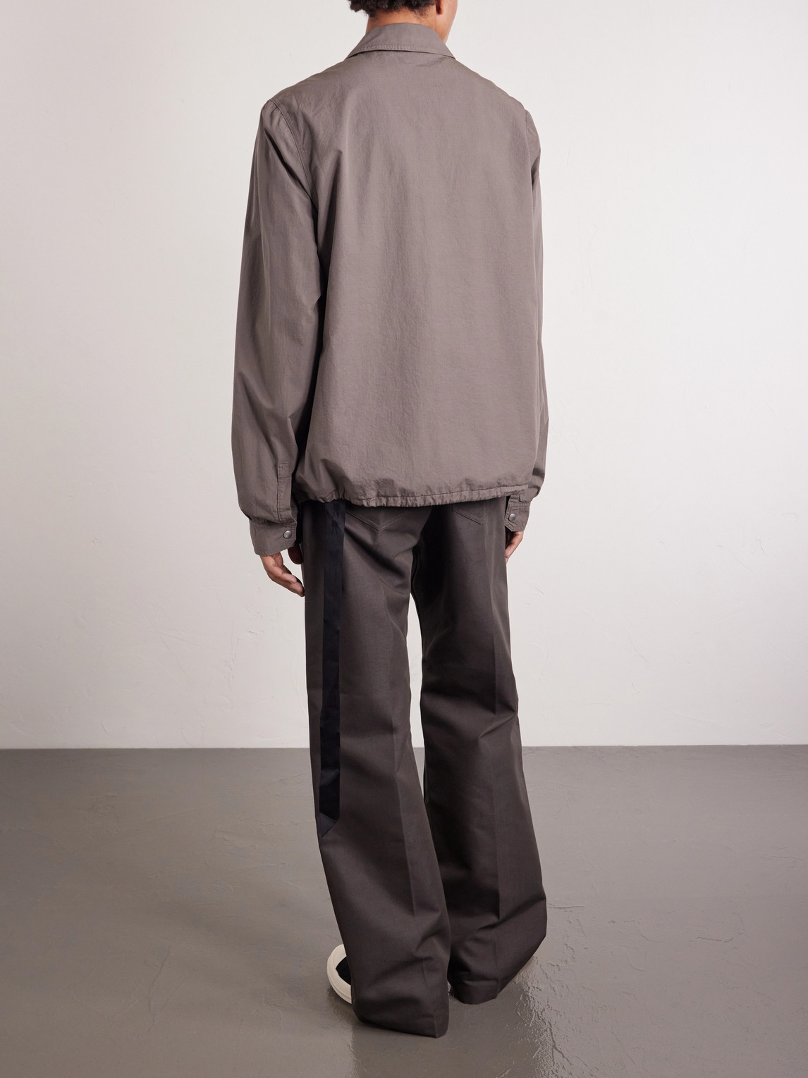  Drkshdw By Rick Owens - Organic Cotton-ripstop Blouson Jacket - Men - Brown - Xs 