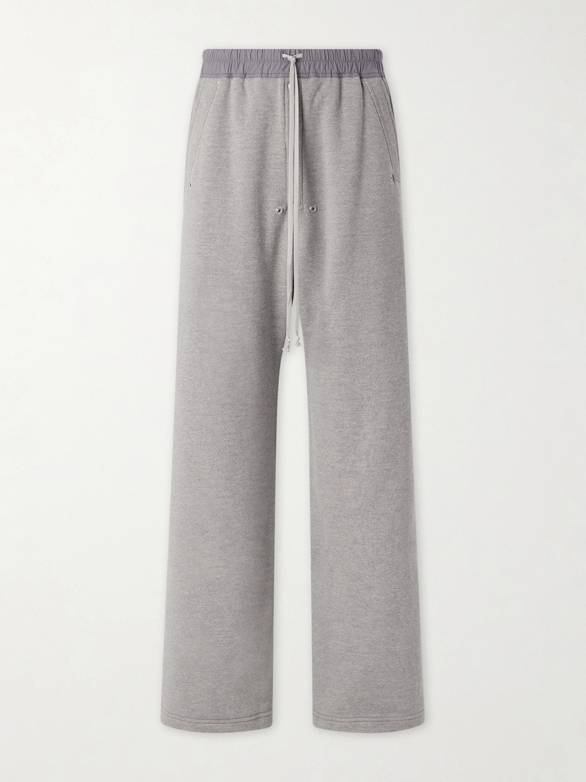 DRKSHDW by Rick Owens Geth Belas Wide-Leg Cotton-Blend Jersey Sweatpants - Men