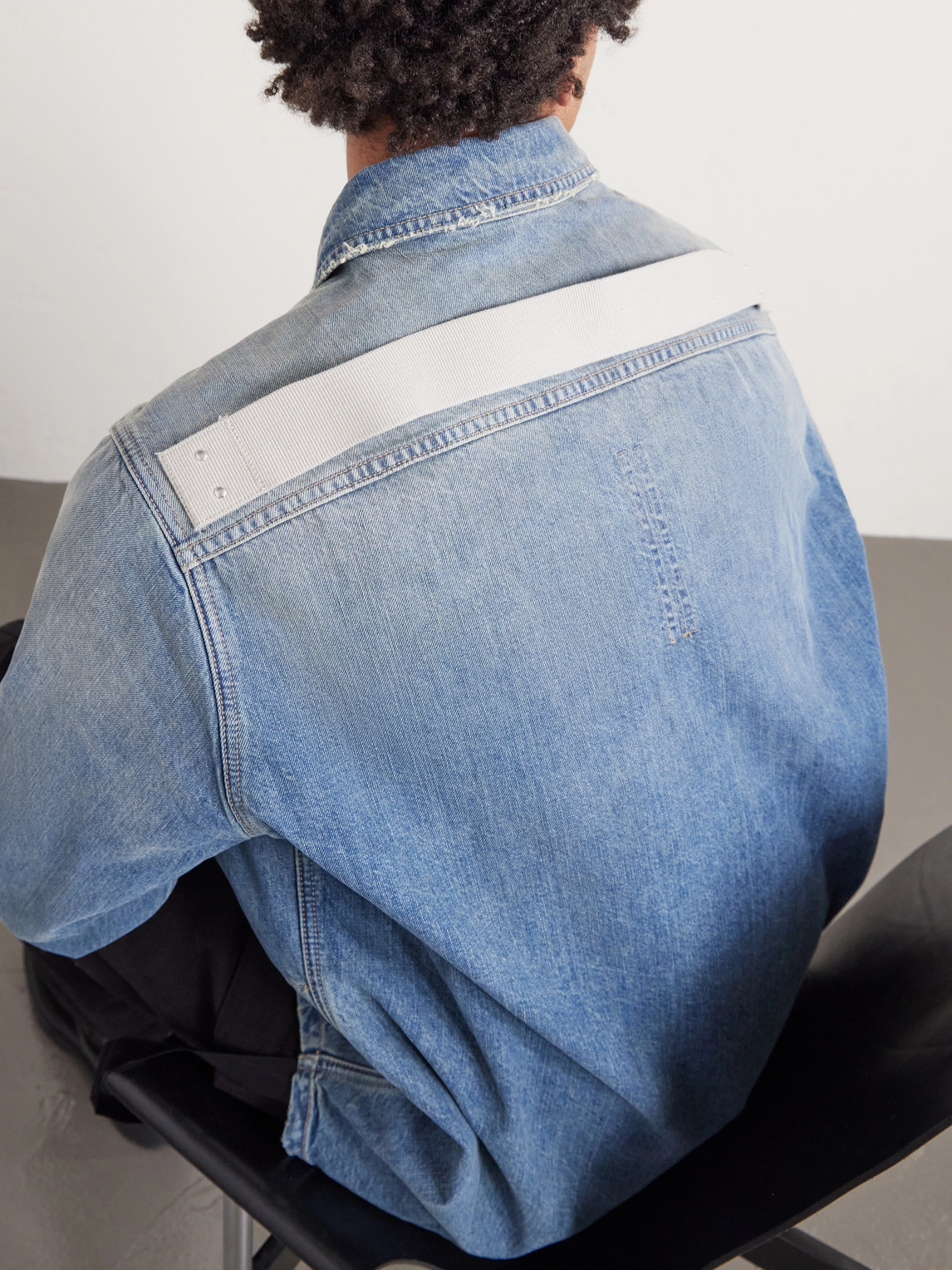 Drkshdw By Rick Owens - Distressed Denim Overshirt