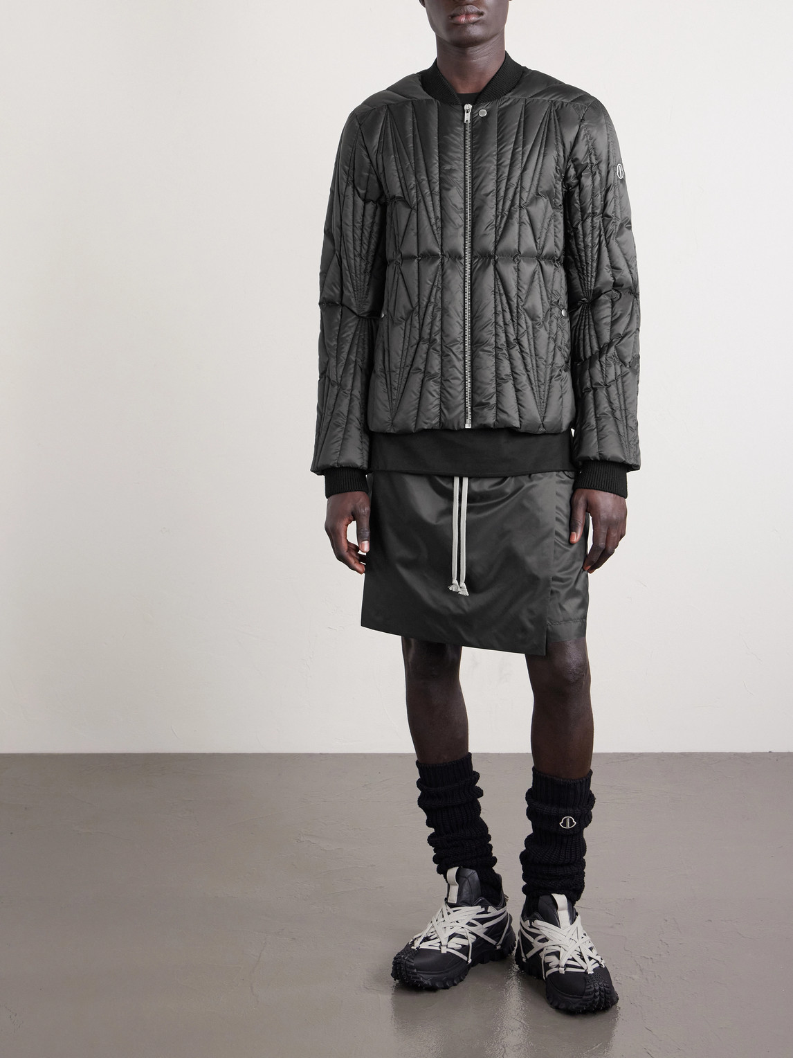 Rick Owens + Moncler Quilted Shell Down Jacket | Thumbnail 6 Rick Owens + Moncler Quilted Shell Down Jacket | Thumbnail 6