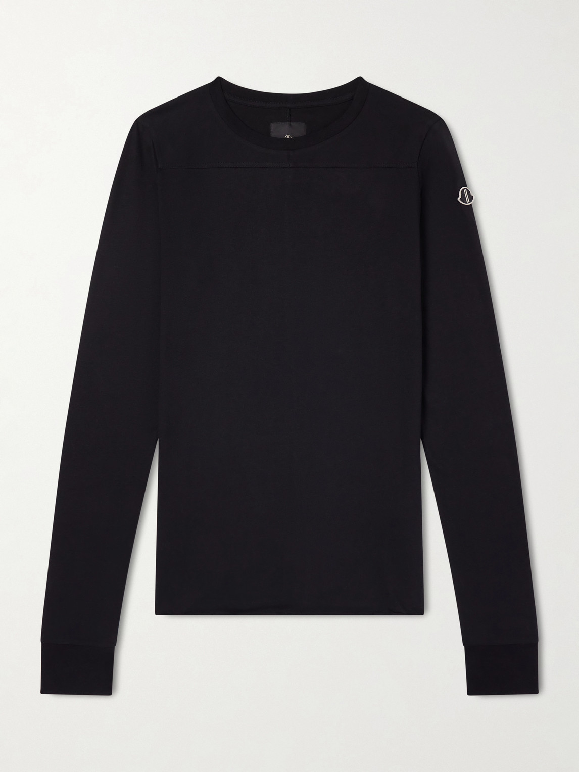 Rick Owens Moncler lim-Fit Logo-Appliquéd Cotton-Jersey T-hirt - Men