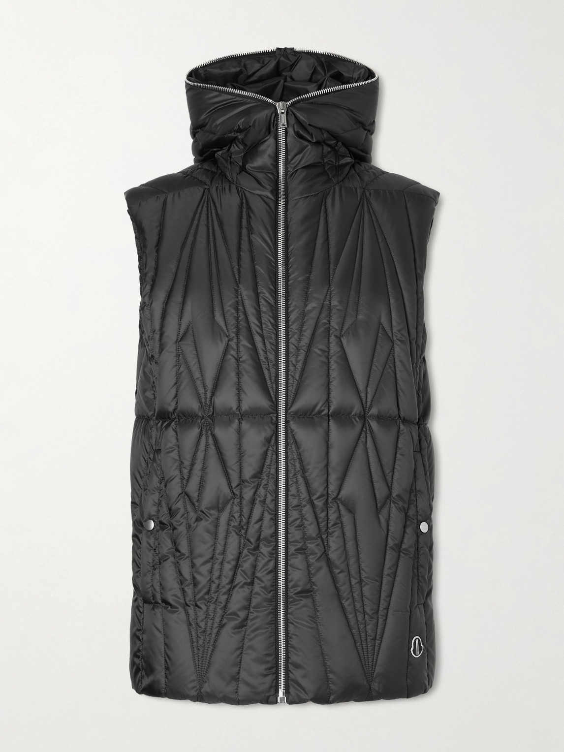 Rick Owens Moncler Quilted Shell Hooded Down Gilet - Men