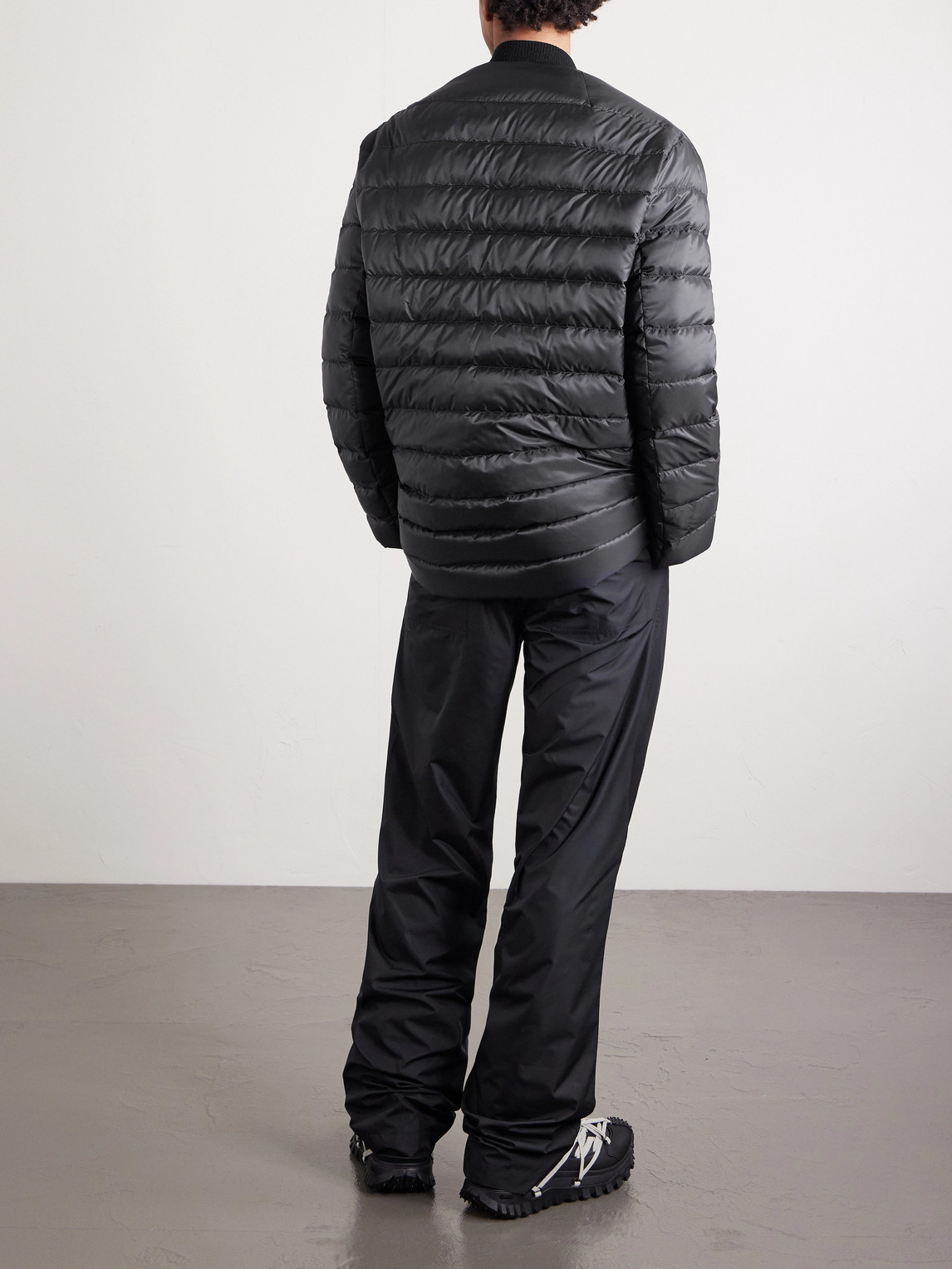  Rick Owens - Moncler Quilted Padded Shell Down Jacket - Men - Black - 1 