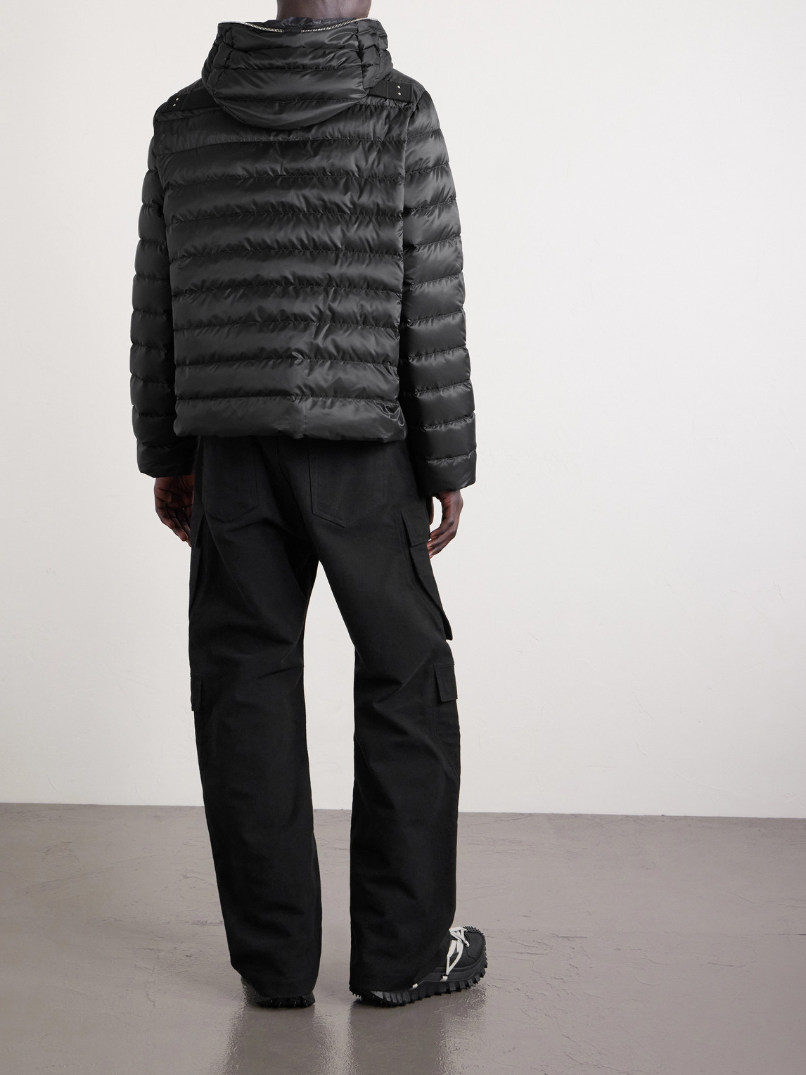  Rick Owens - Moncler Quilted Shell Down Jacket - Men - Black - 2 