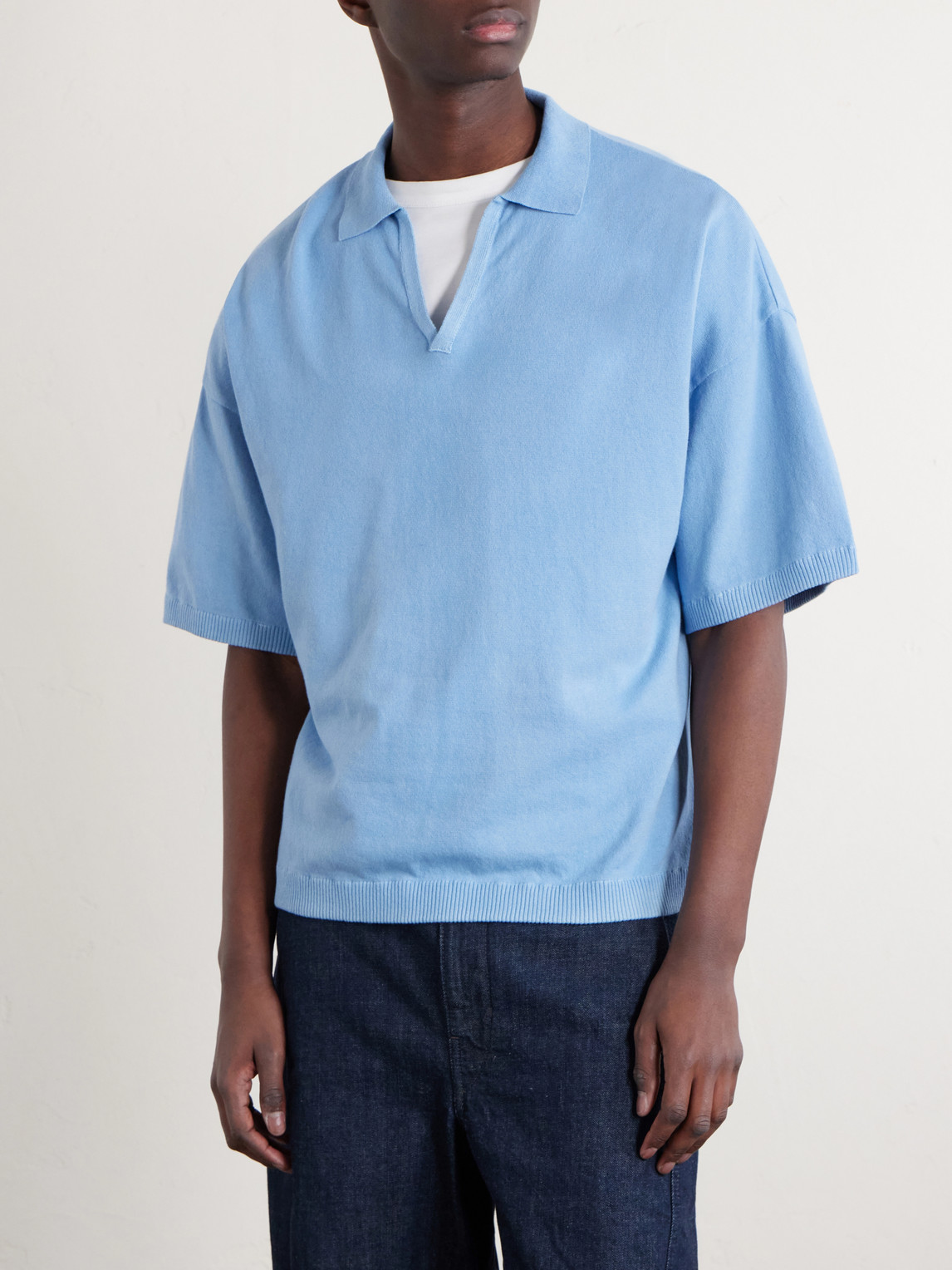 Knitted Polo Shirt