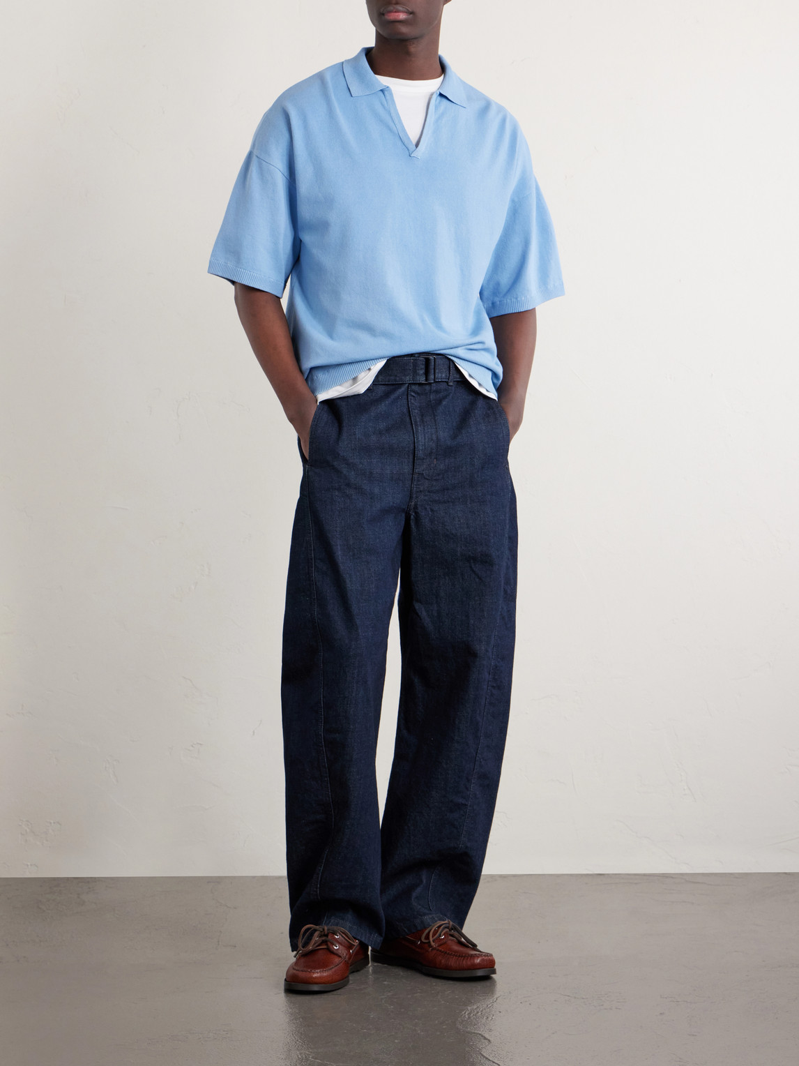 Knitted Polo Shirt