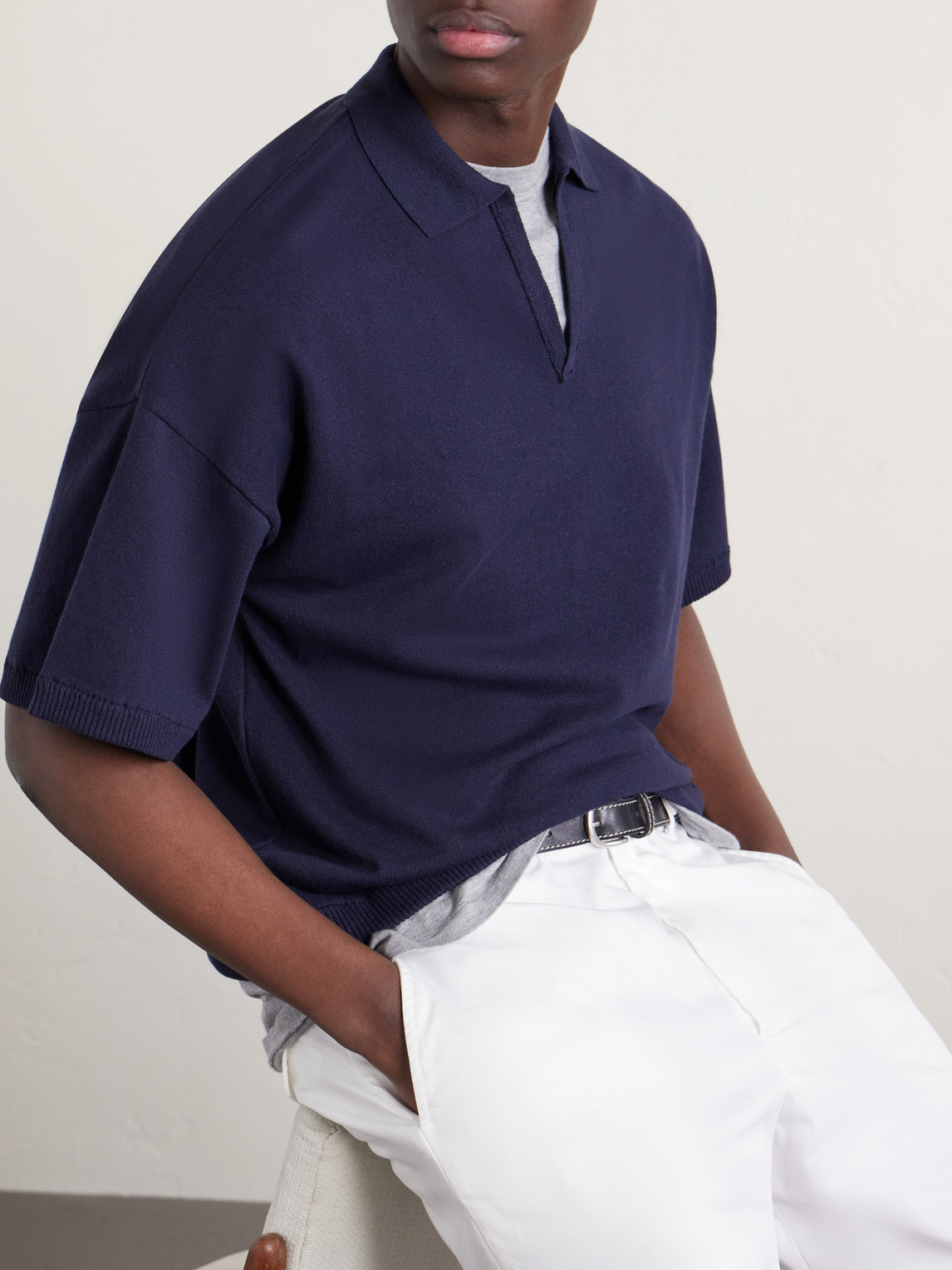 Knitted Polo Shirt