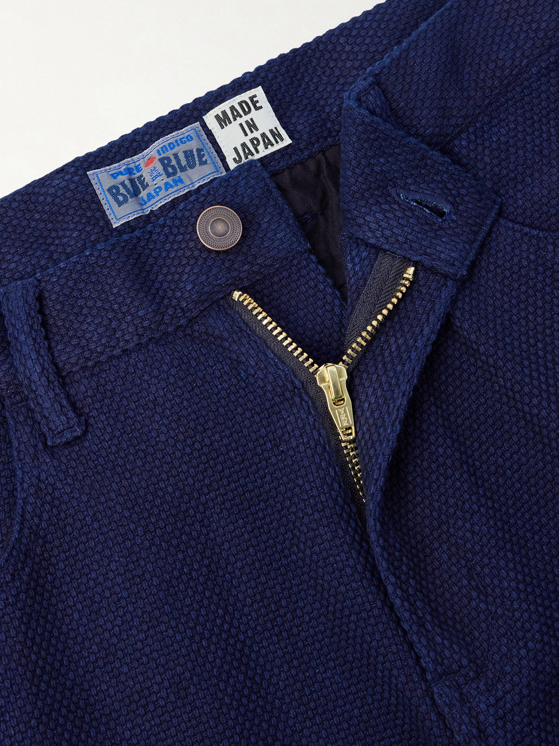 Sashiko Straight-Leg Jeans