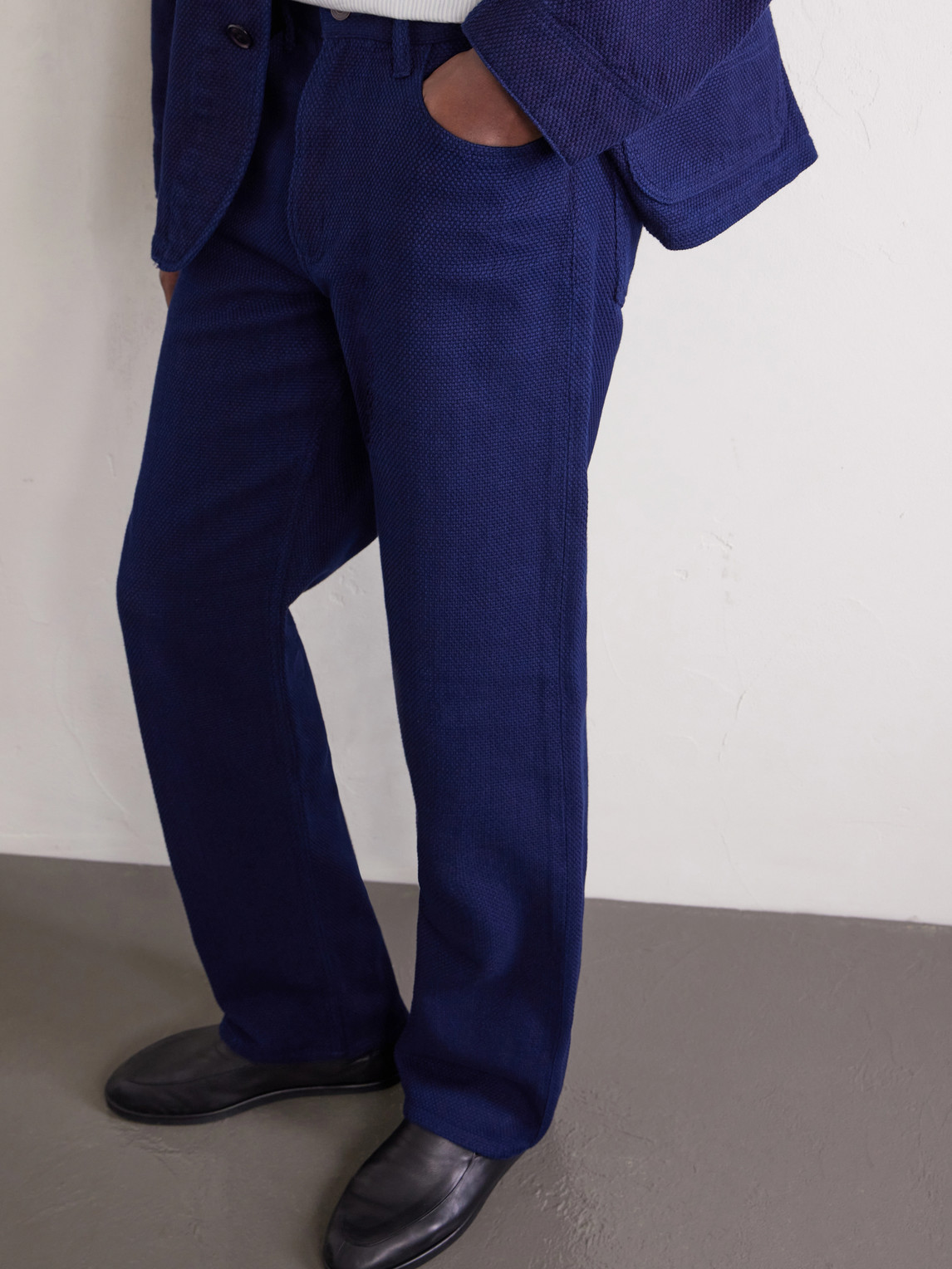 Sashiko Straight-Leg Jeans