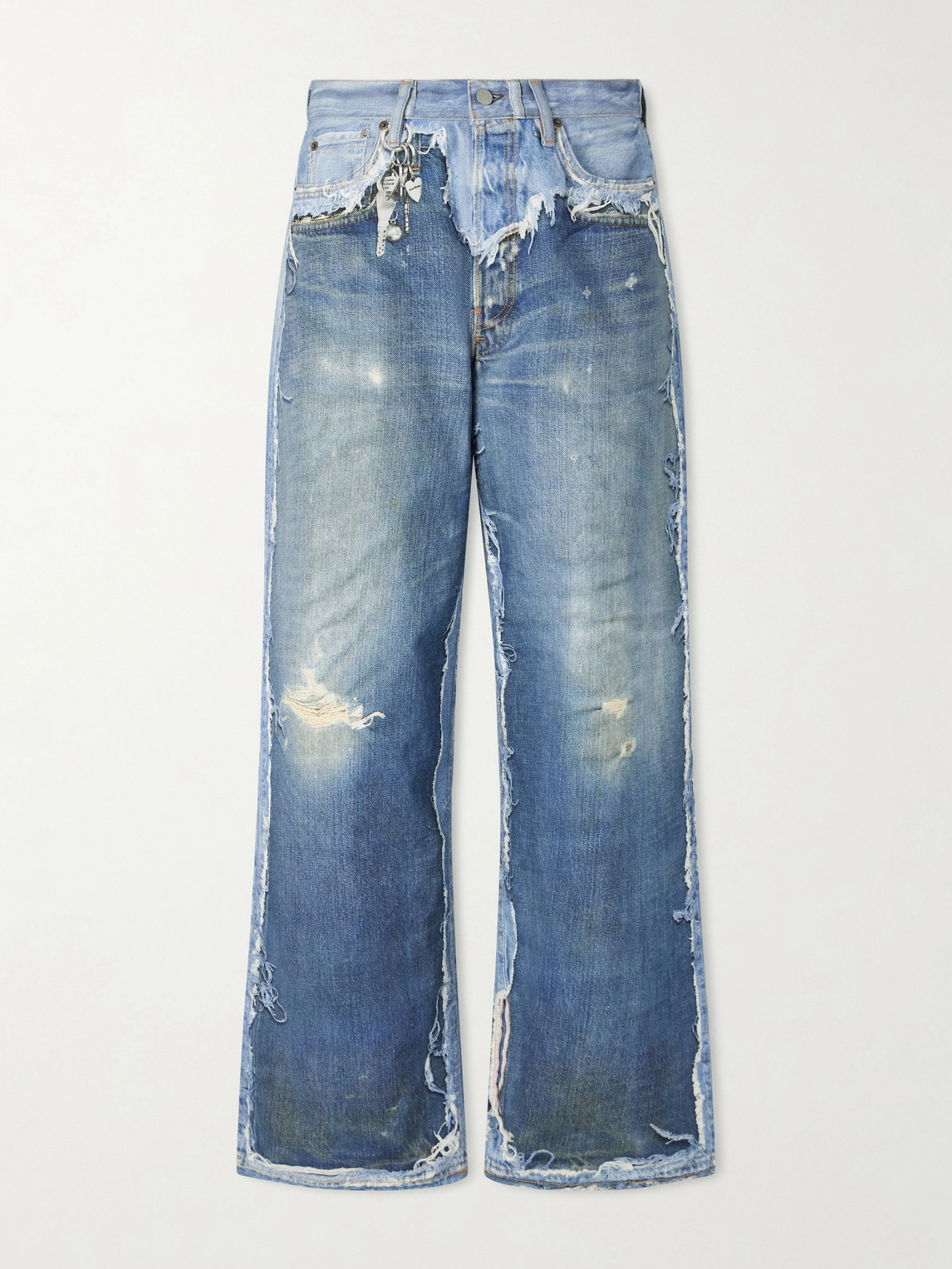 Acne Studios 1981 Wide-Leg Trompe L'oeil Printed Organic Jeans - Men