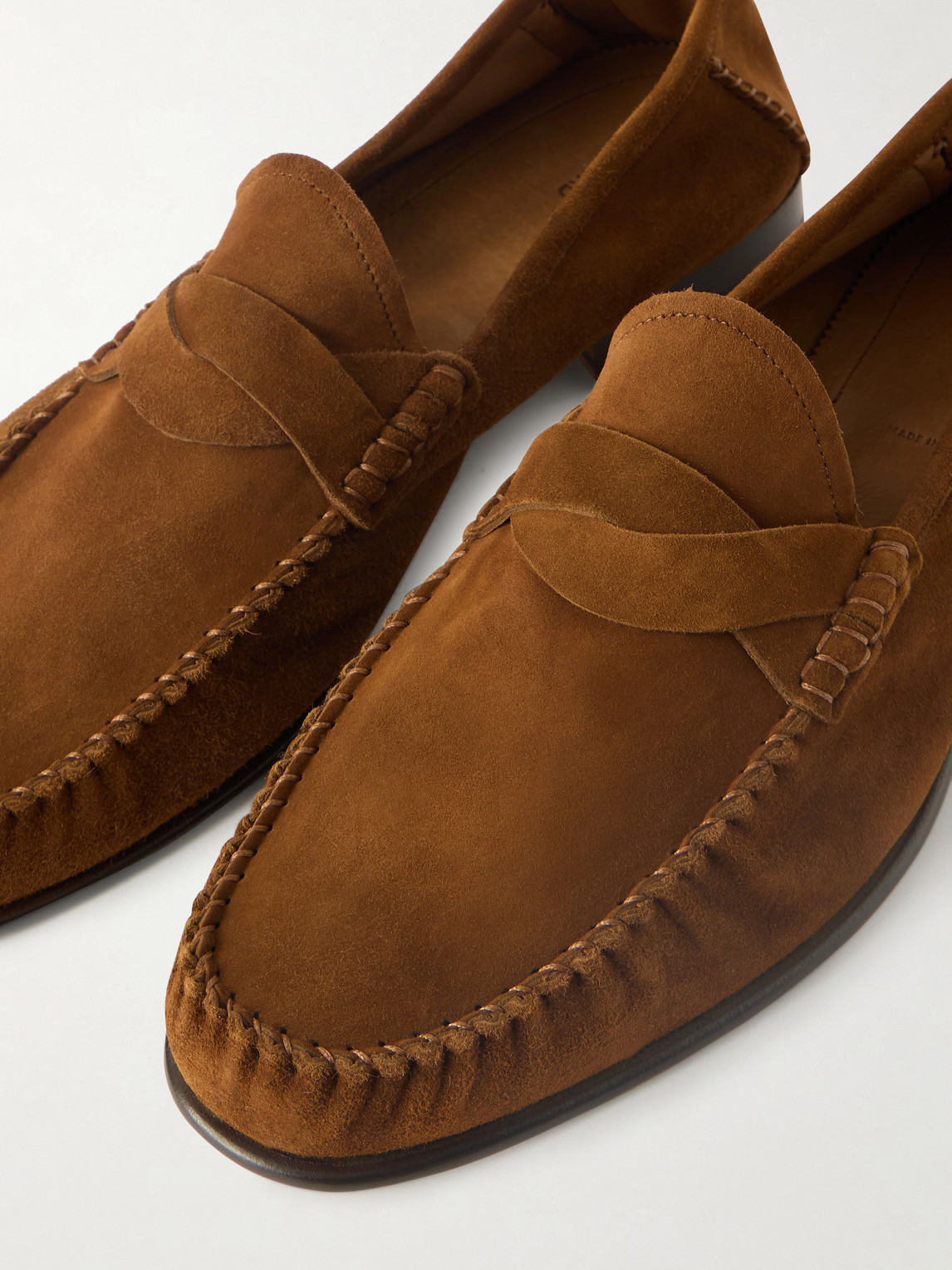 Tom Ford Ripley Loafers Penny Strap Round Toe Suede In Multi