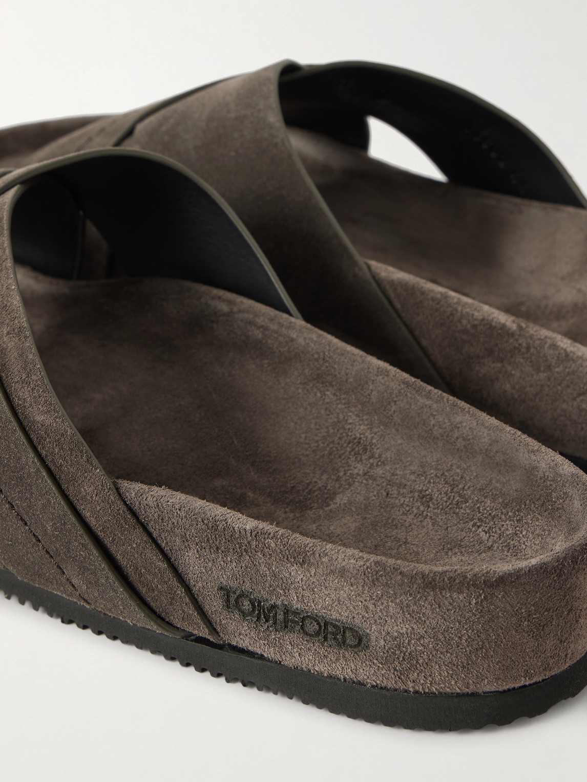  Tom Ford - Wicklow Suede Sandals - Men - Gray - Eu 40 