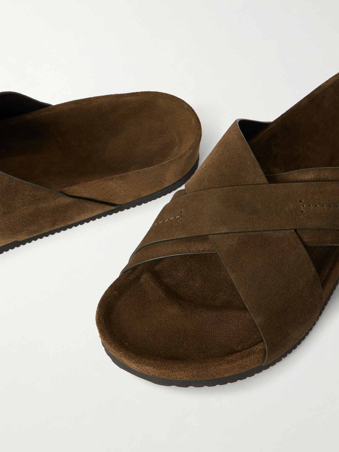 Tom Ford - Wicklow Suede Sandals - Men - Green - Eu 40 