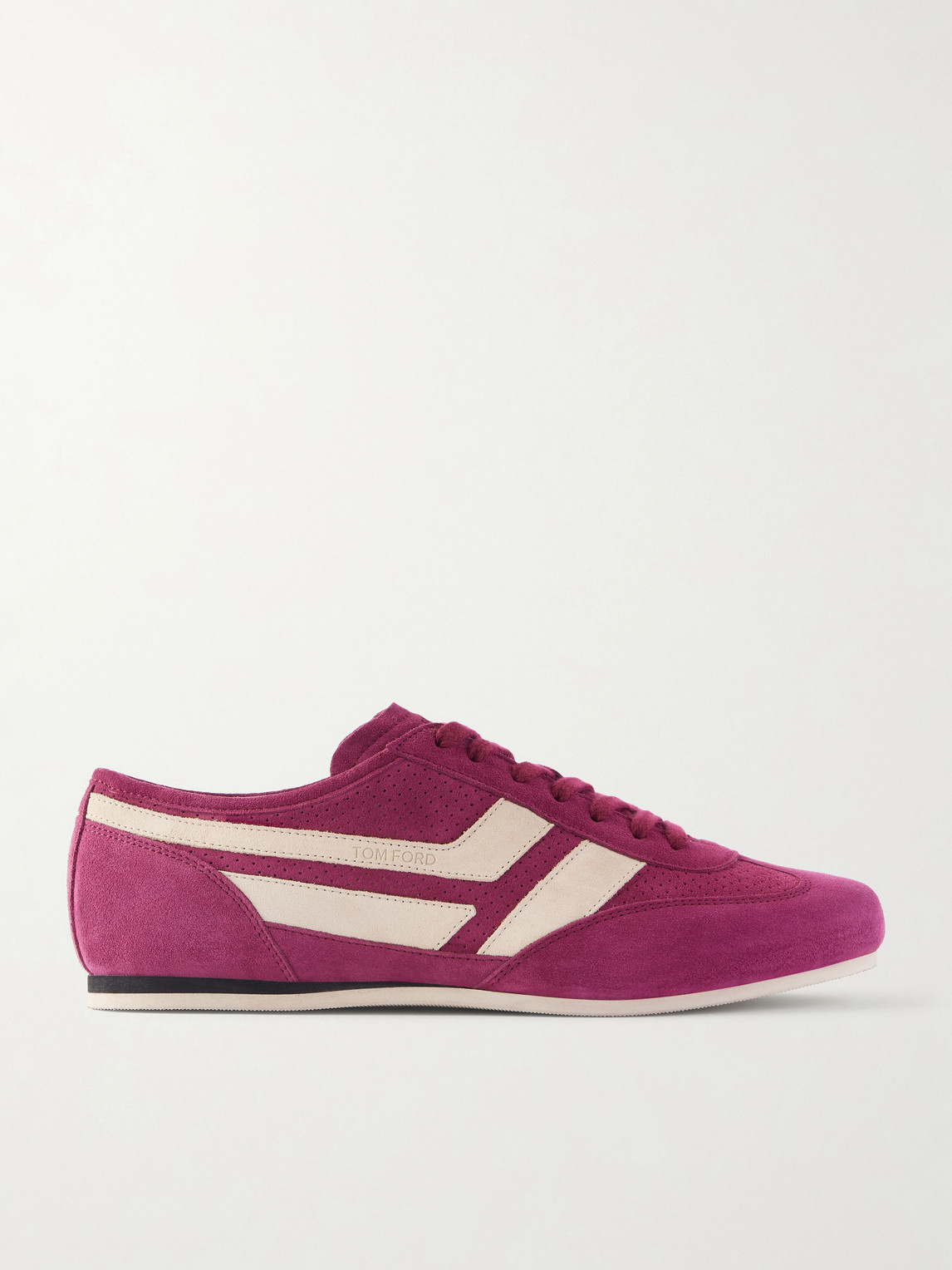 Tom Ford Brook Perforated Suede Sneakers - Men